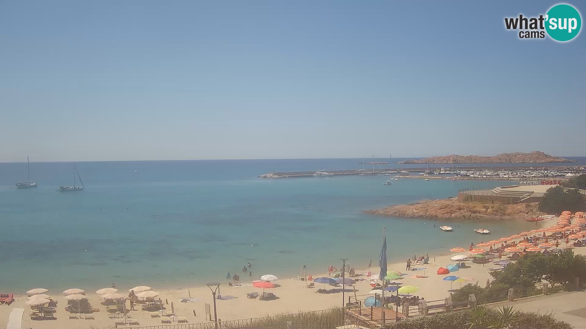 Webcam de la plage d’Isola Rossa – Vue en direct de la magnifique côte de la Sardaigne
