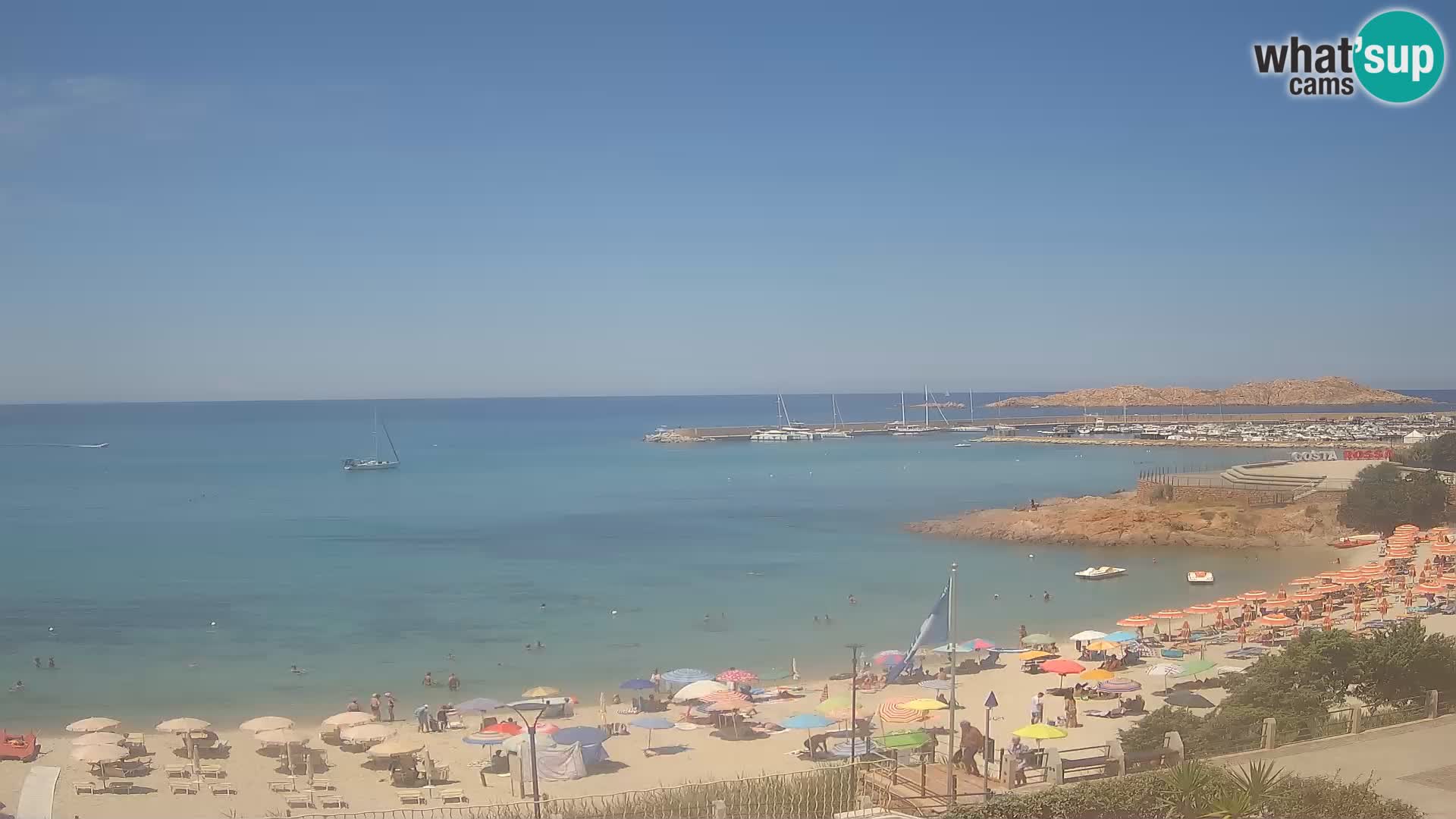 Webcam de la playa de Isola Rossa – Vista en vivo de la maravillosa costa de Cerdeña