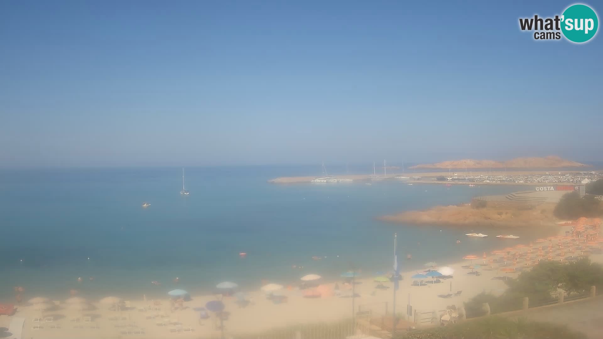 Webcam de la playa de Isola Rossa – Vista en vivo de la maravillosa costa de Cerdeña