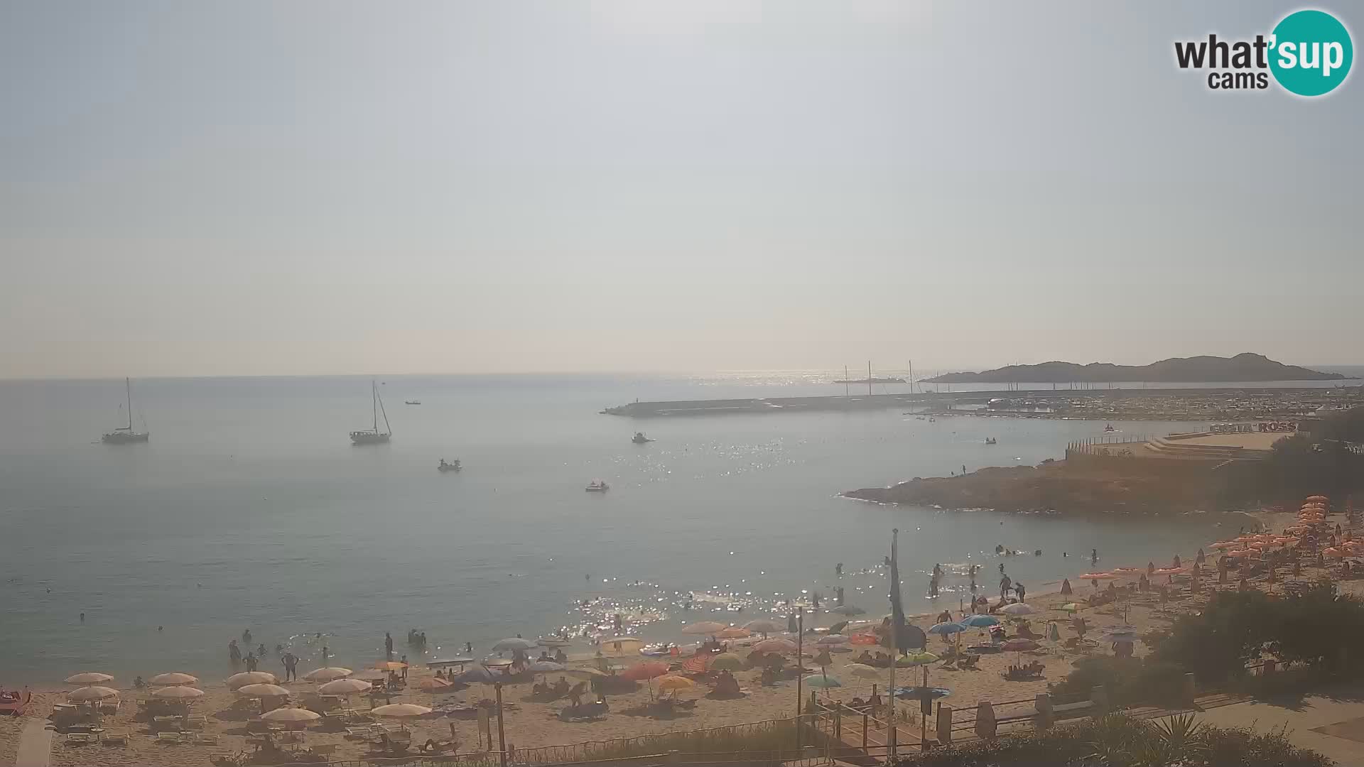 Isola Rossa Strand Webcam – Live-Ansicht der atemberaubenden Küstenlinie von Sardinien