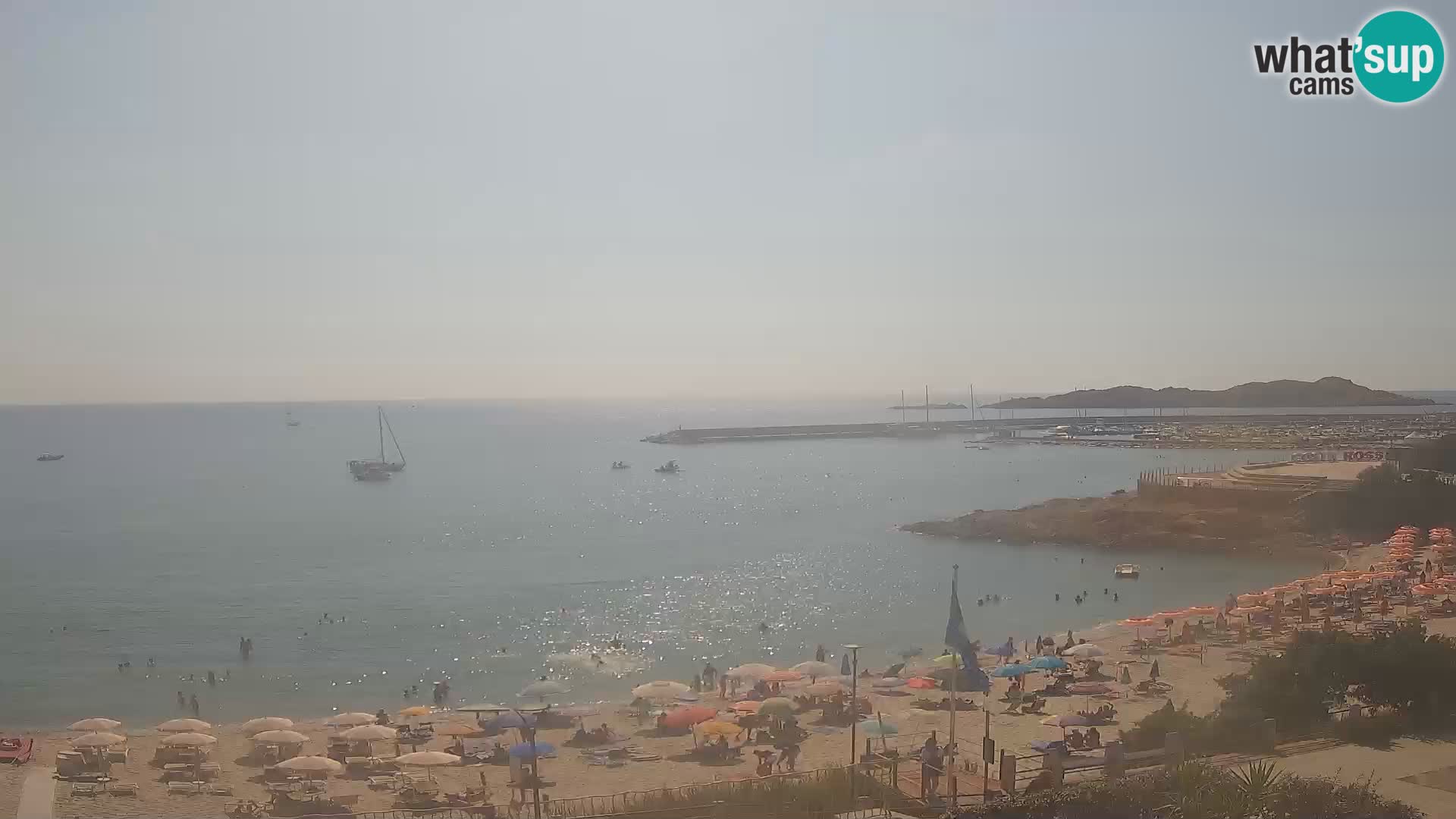 Webcam de la plage d’Isola Rossa – Vue en direct de la magnifique côte de la Sardaigne