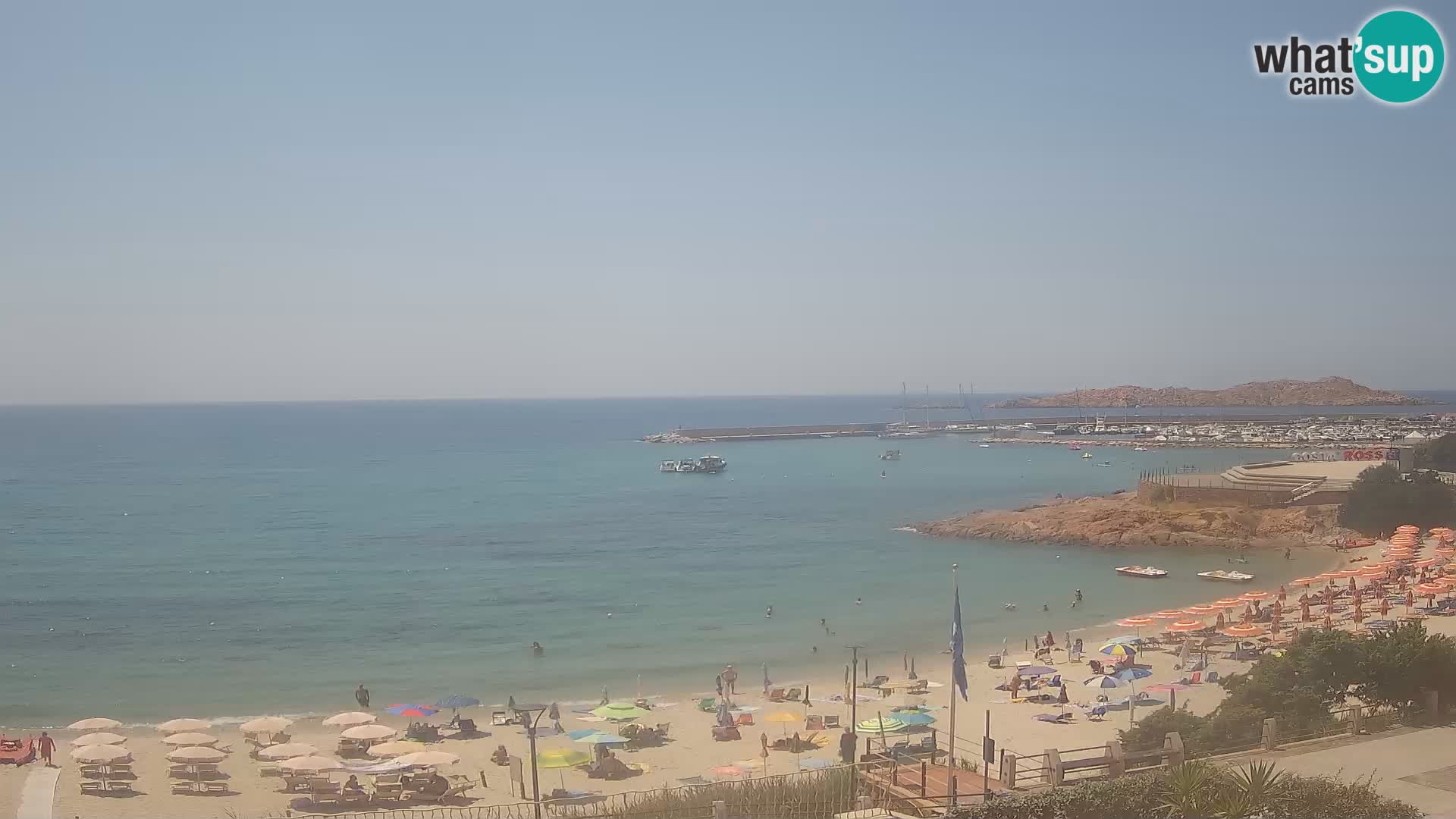 Webcam de la playa de Isola Rossa – Vista en vivo de la maravillosa costa de Cerdeña
