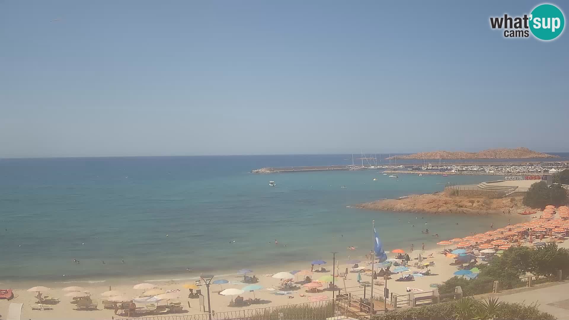 Webcam de la playa de Isola Rossa – Vista en vivo de la maravillosa costa de Cerdeña