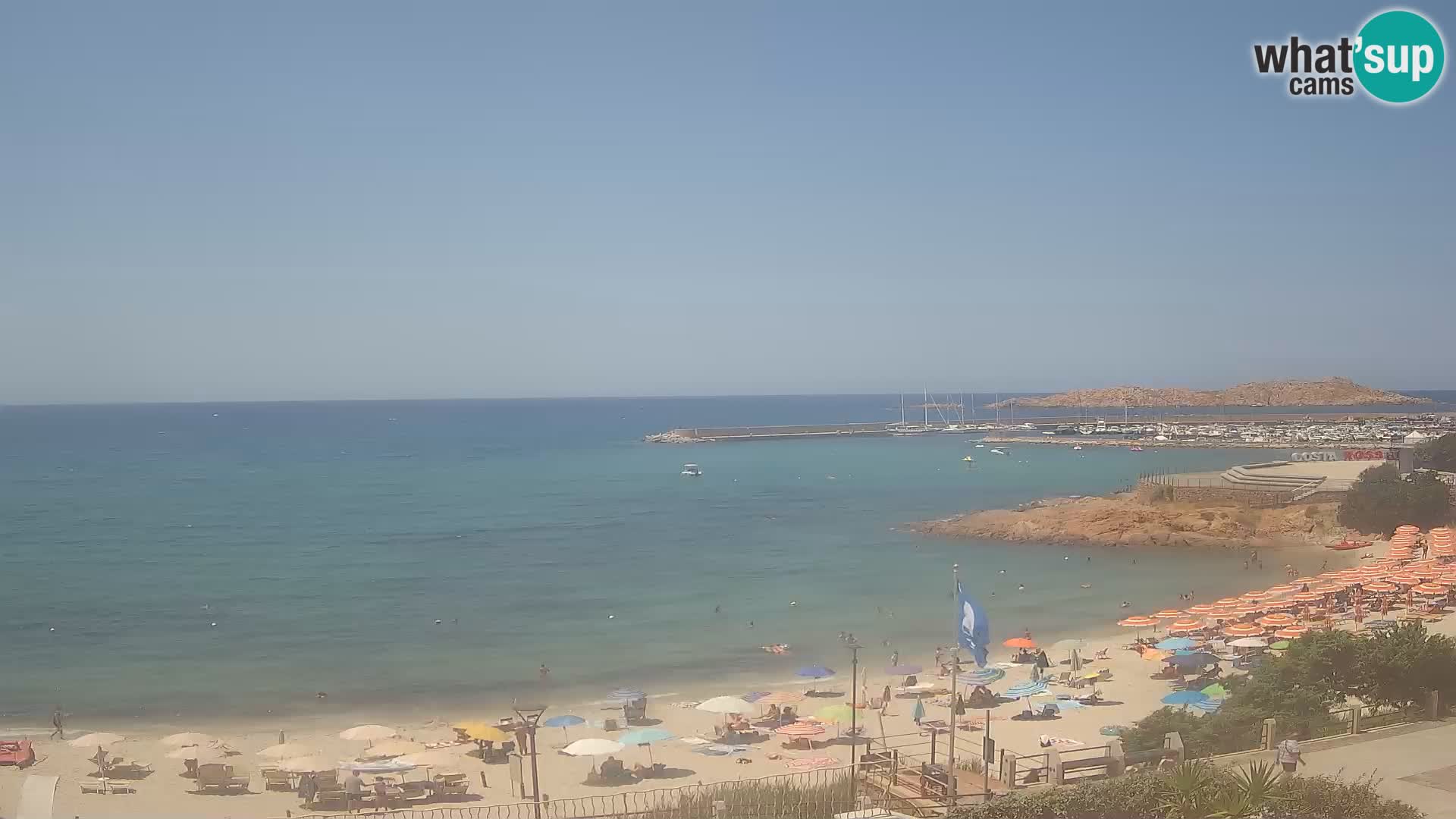 Isola Rossa Strand Webcam – Live-Ansicht der atemberaubenden Küstenlinie von Sardinien