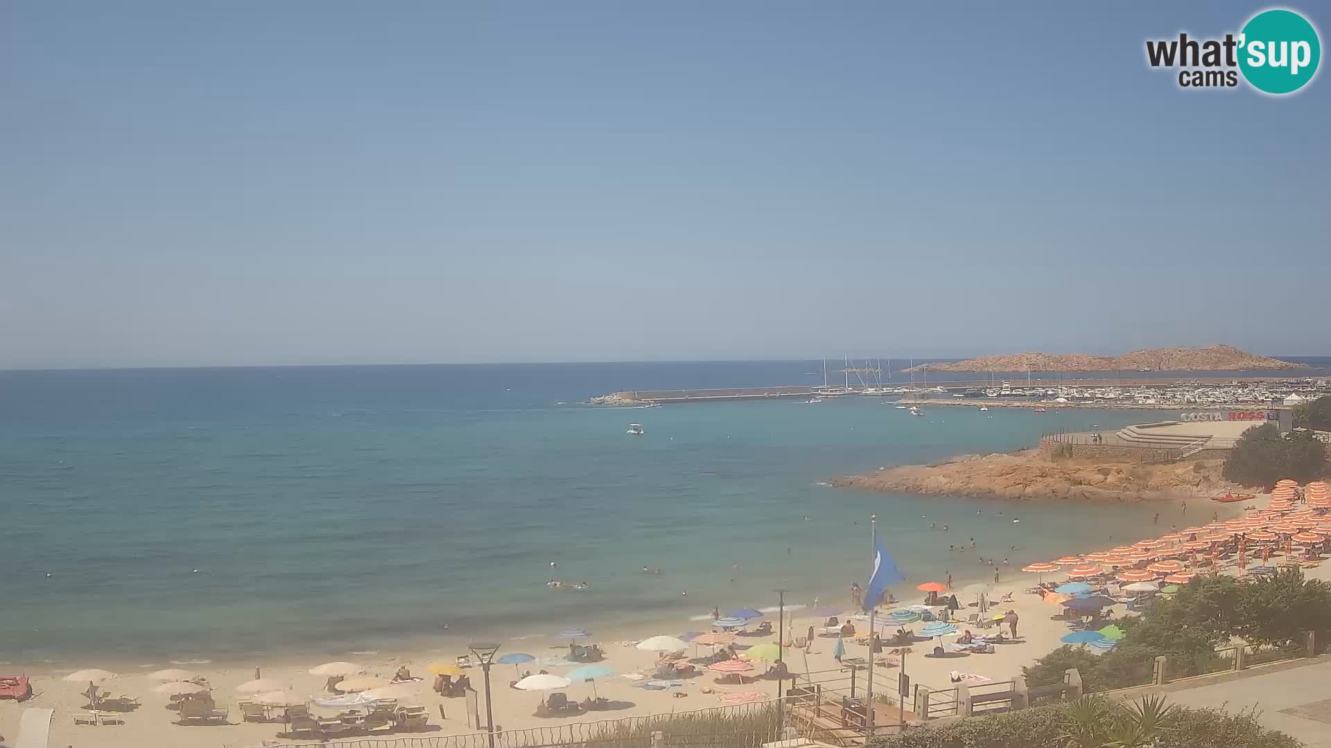 Isola Rossa Strand Webcam – Live-Ansicht der atemberaubenden Küstenlinie von Sardinien