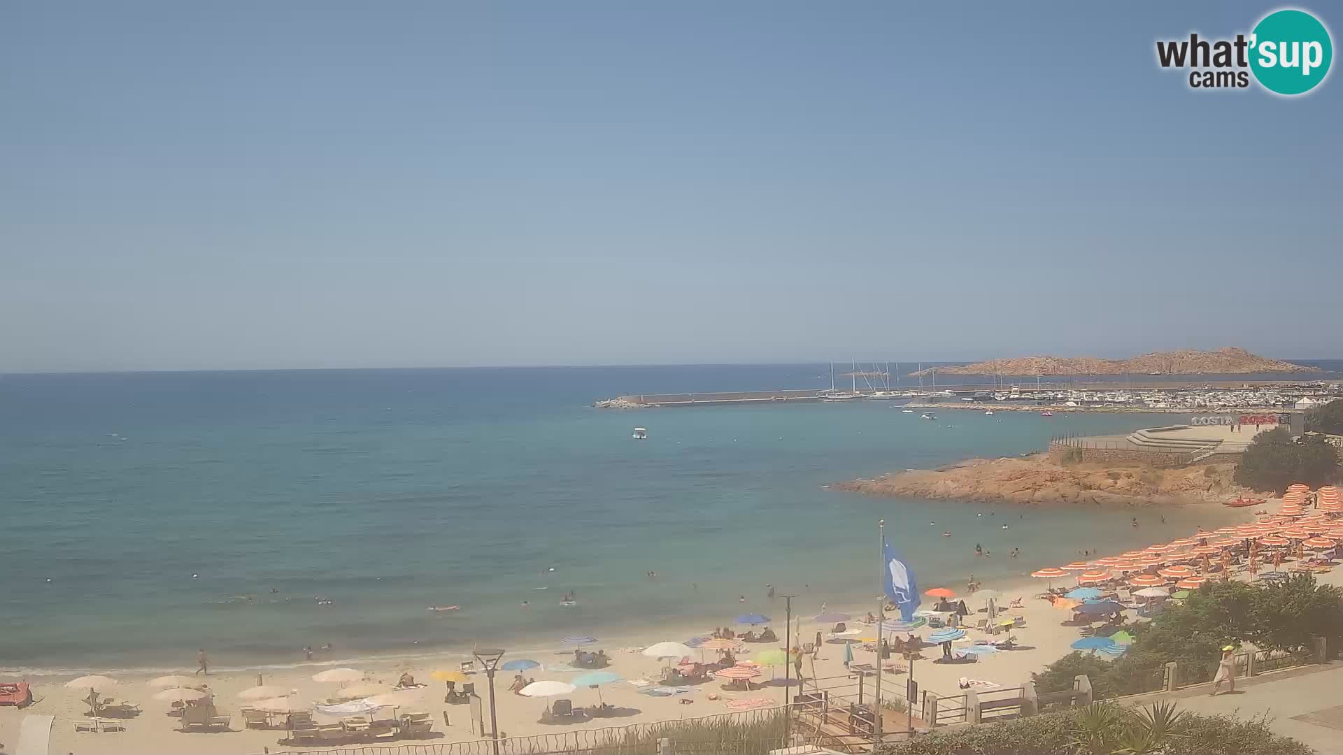 Isola Rossa Strand Webcam – Live-Ansicht der atemberaubenden Küstenlinie von Sardinien