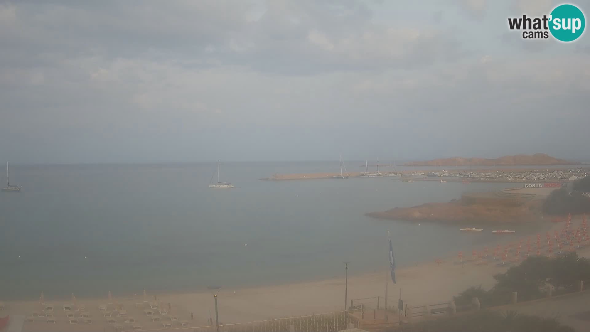 Webcam de la playa de Isola Rossa – Vista en vivo de la maravillosa costa de Cerdeña