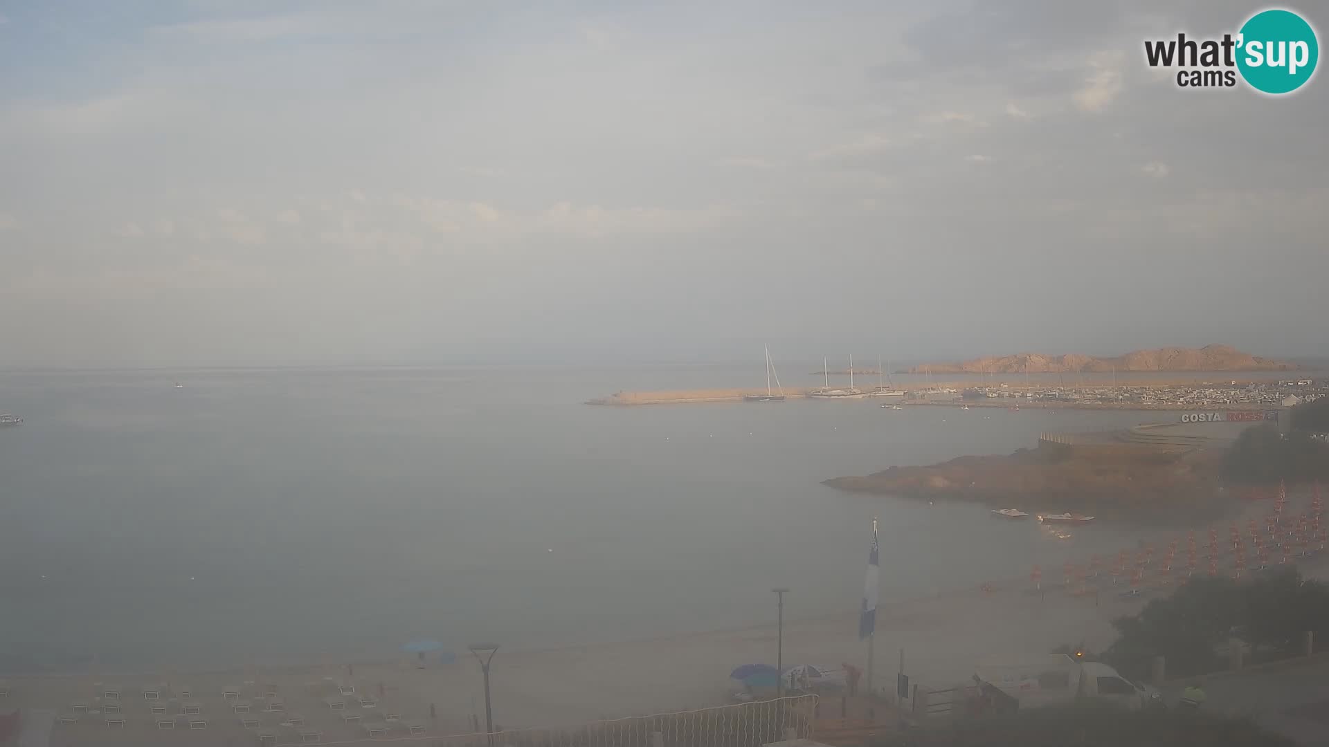 Webcam de la plage d’Isola Rossa – Vue en direct de la magnifique côte de la Sardaigne