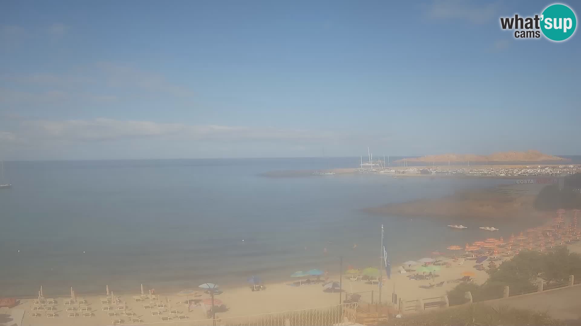 Webcam de la plage d’Isola Rossa – Vue en direct de la magnifique côte de la Sardaigne