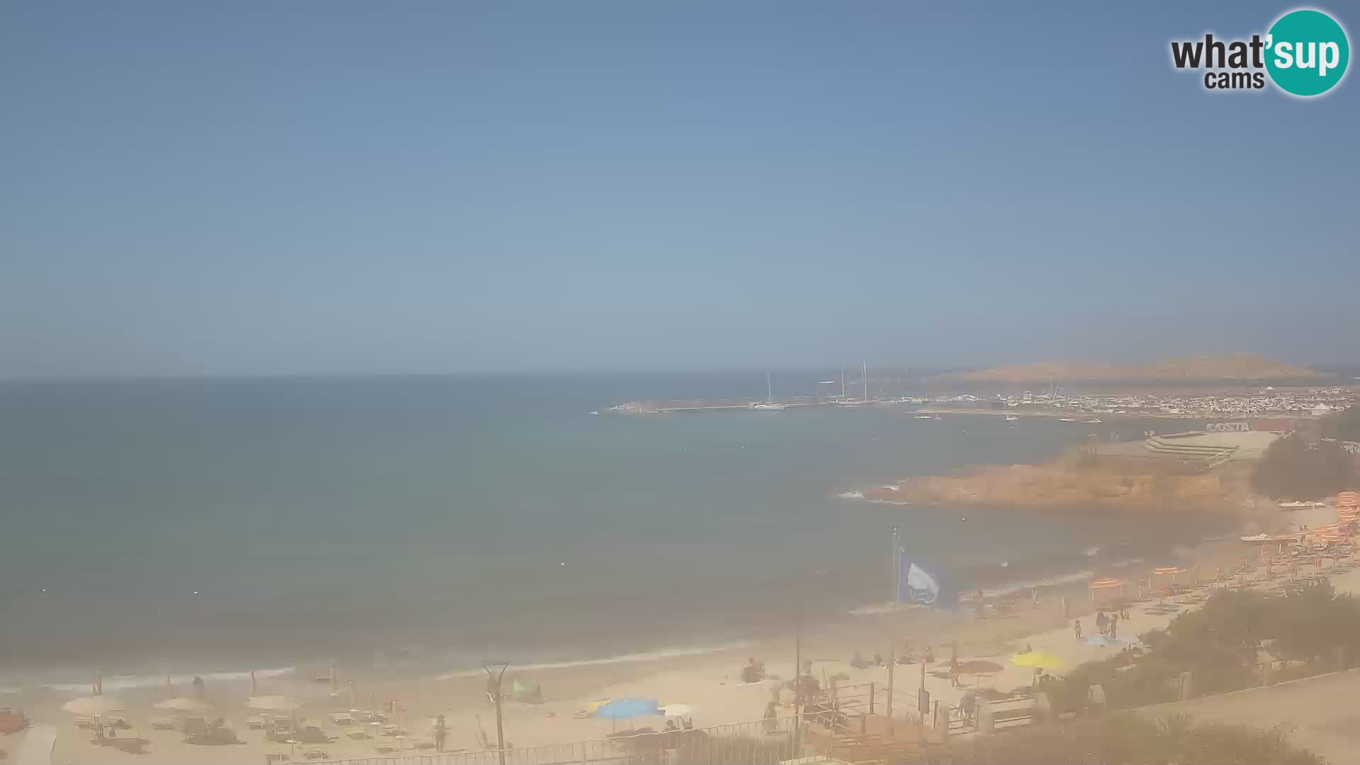 Webcam de la playa de Isola Rossa – Vista en vivo de la maravillosa costa de Cerdeña