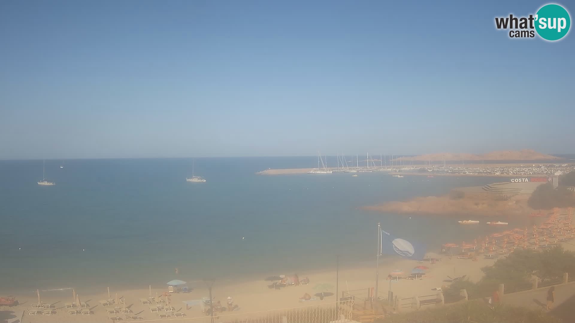 Webcam de la playa de Isola Rossa – Vista en vivo de la maravillosa costa de Cerdeña