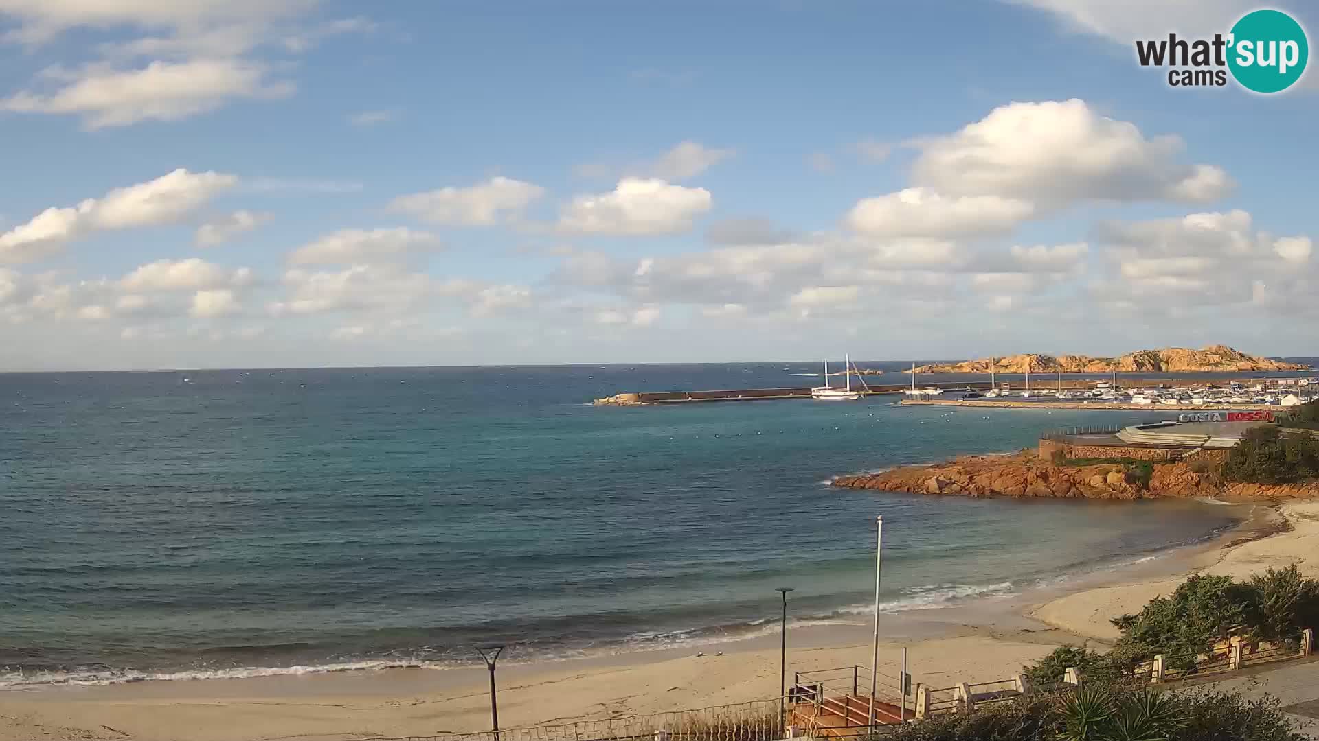 Isola Rossa Strand Webcam – Live-Ansicht der atemberaubenden Küstenlinie von Sardinien