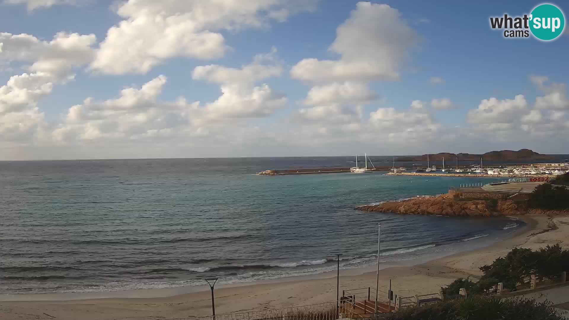 Webcam de la playa de Isola Rossa – Vista en vivo de la maravillosa costa de Cerdeña