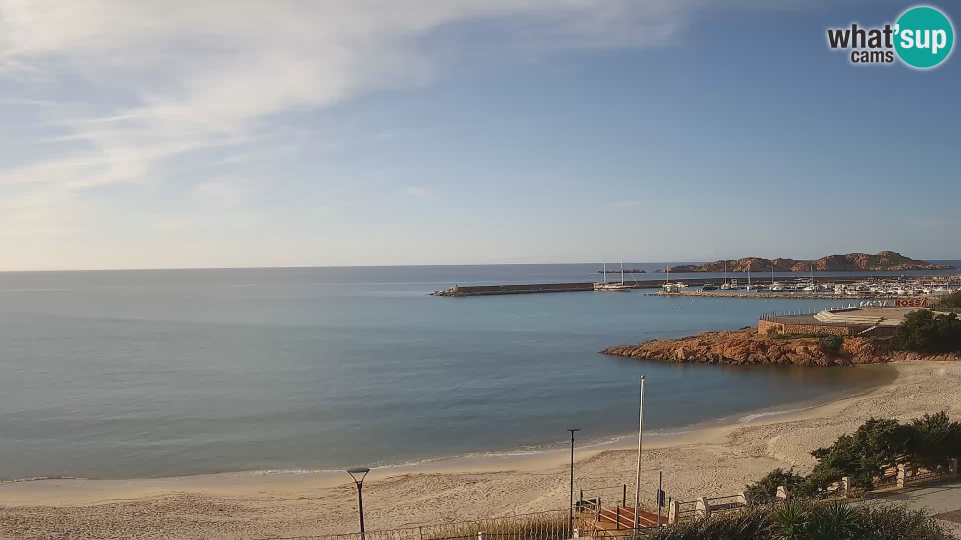 Web kamera plaže Isola Rossa – Uživo pogled na predivnu obalu Sardinije