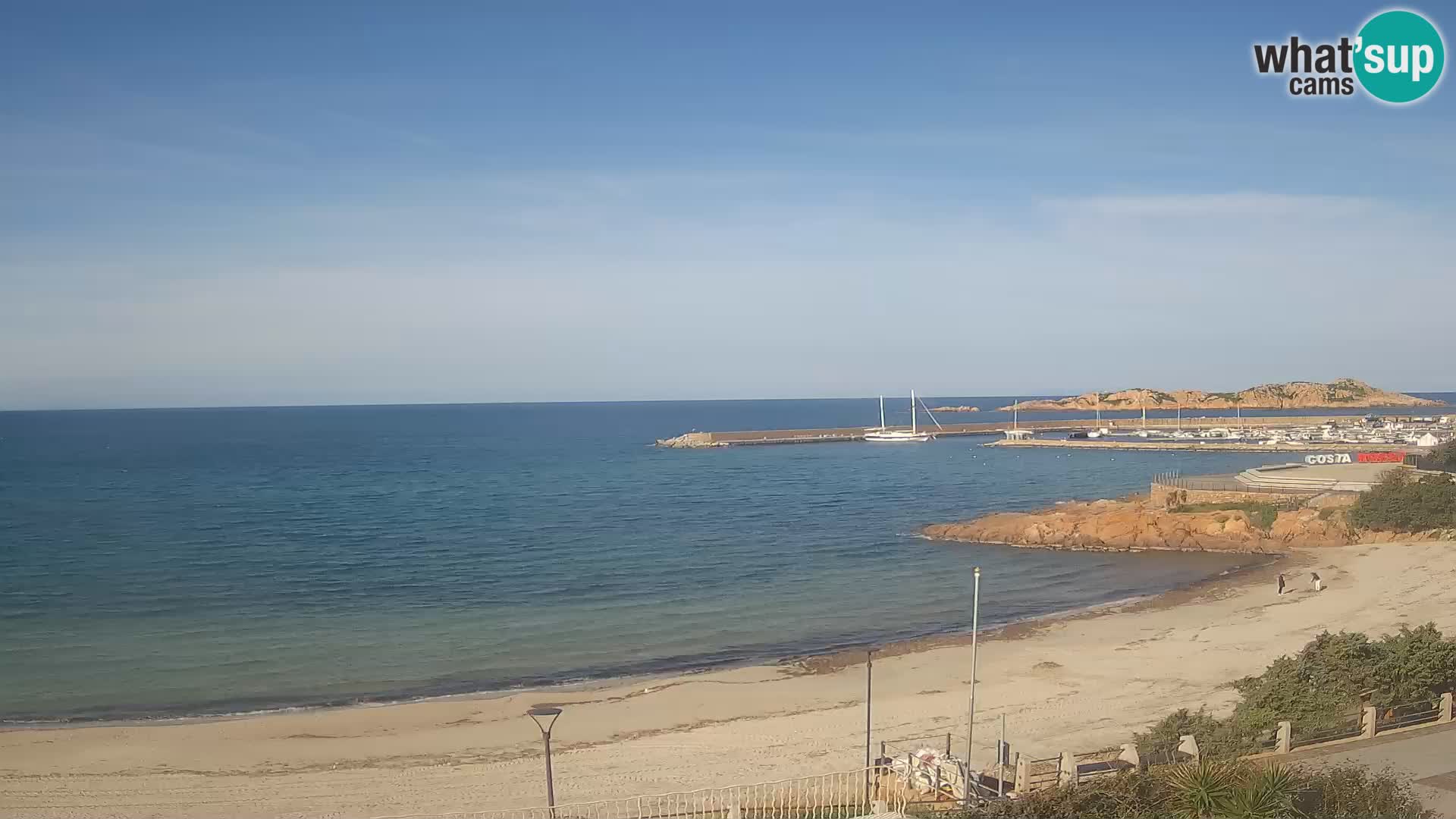 Webcam de la playa de Isola Rossa – Vista en vivo de la maravillosa costa de Cerdeña