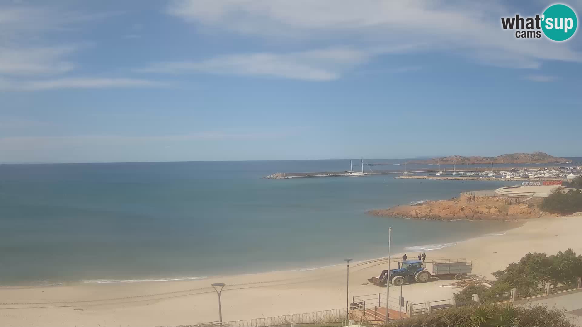 Webcam de la playa de Isola Rossa – Vista en vivo de la maravillosa costa de Cerdeña