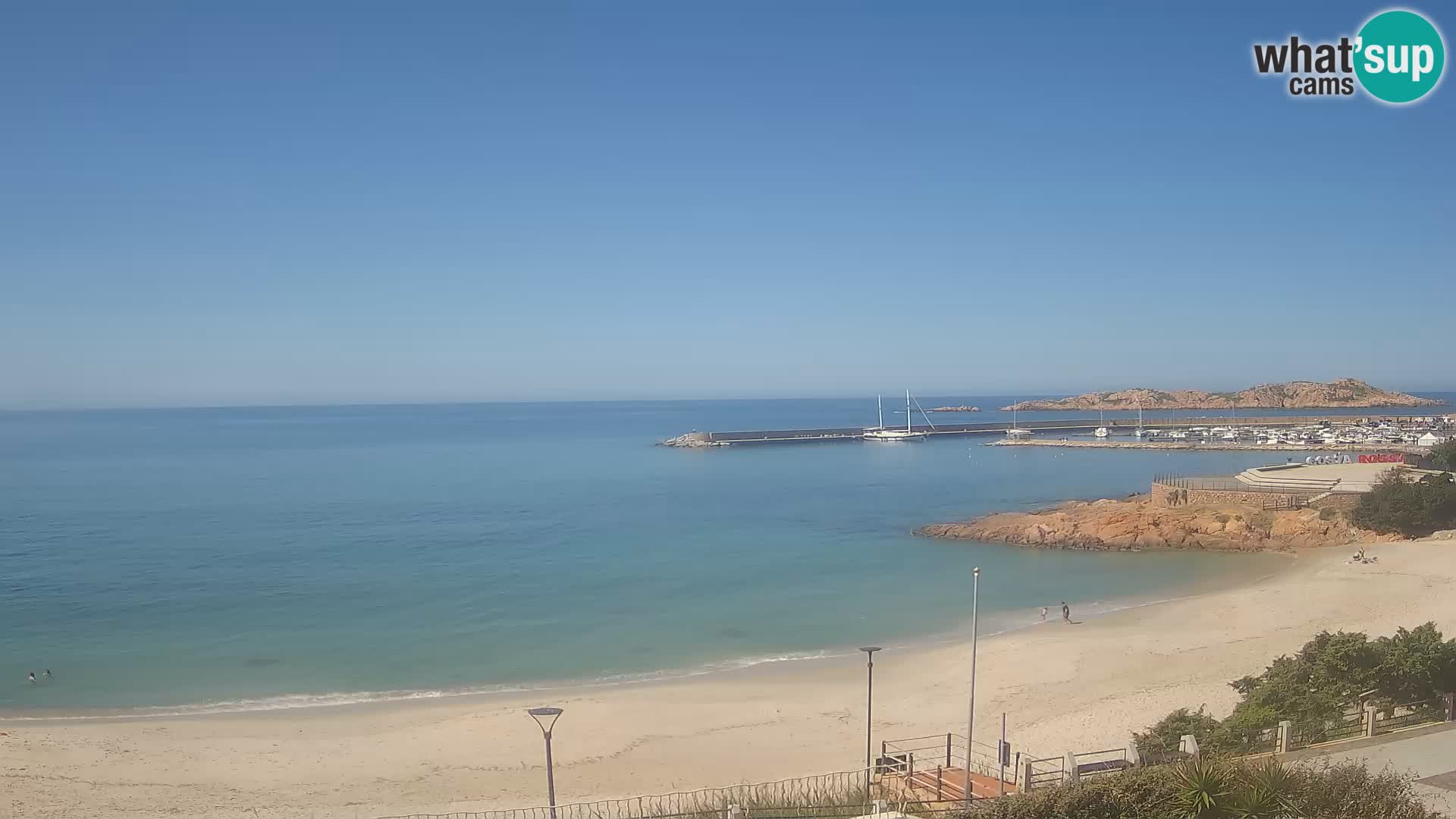 Webcam de la playa de Isola Rossa – Vista en vivo de la maravillosa costa de Cerdeña