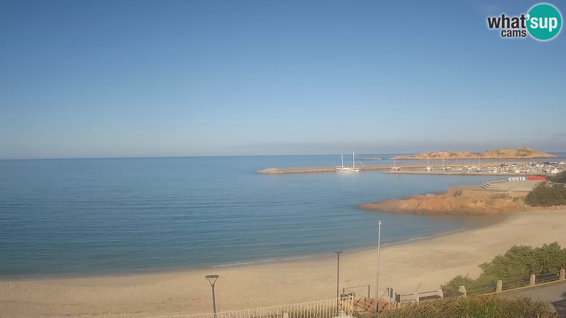 Isola Rossa Strand Webcam – Live-Ansicht der atemberaubenden Küstenlinie von Sardinien