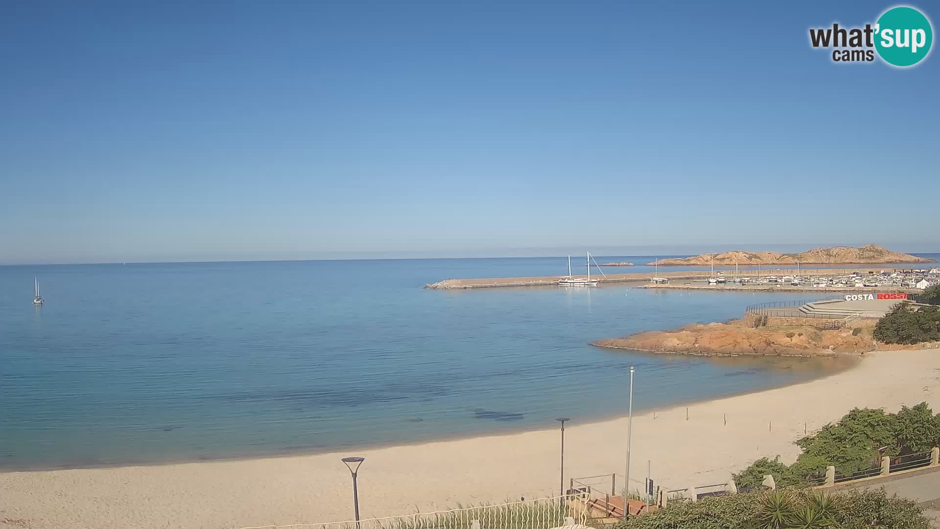 Isola Rossa Strand Webcam – Live-Ansicht der atemberaubenden Küstenlinie von Sardinien