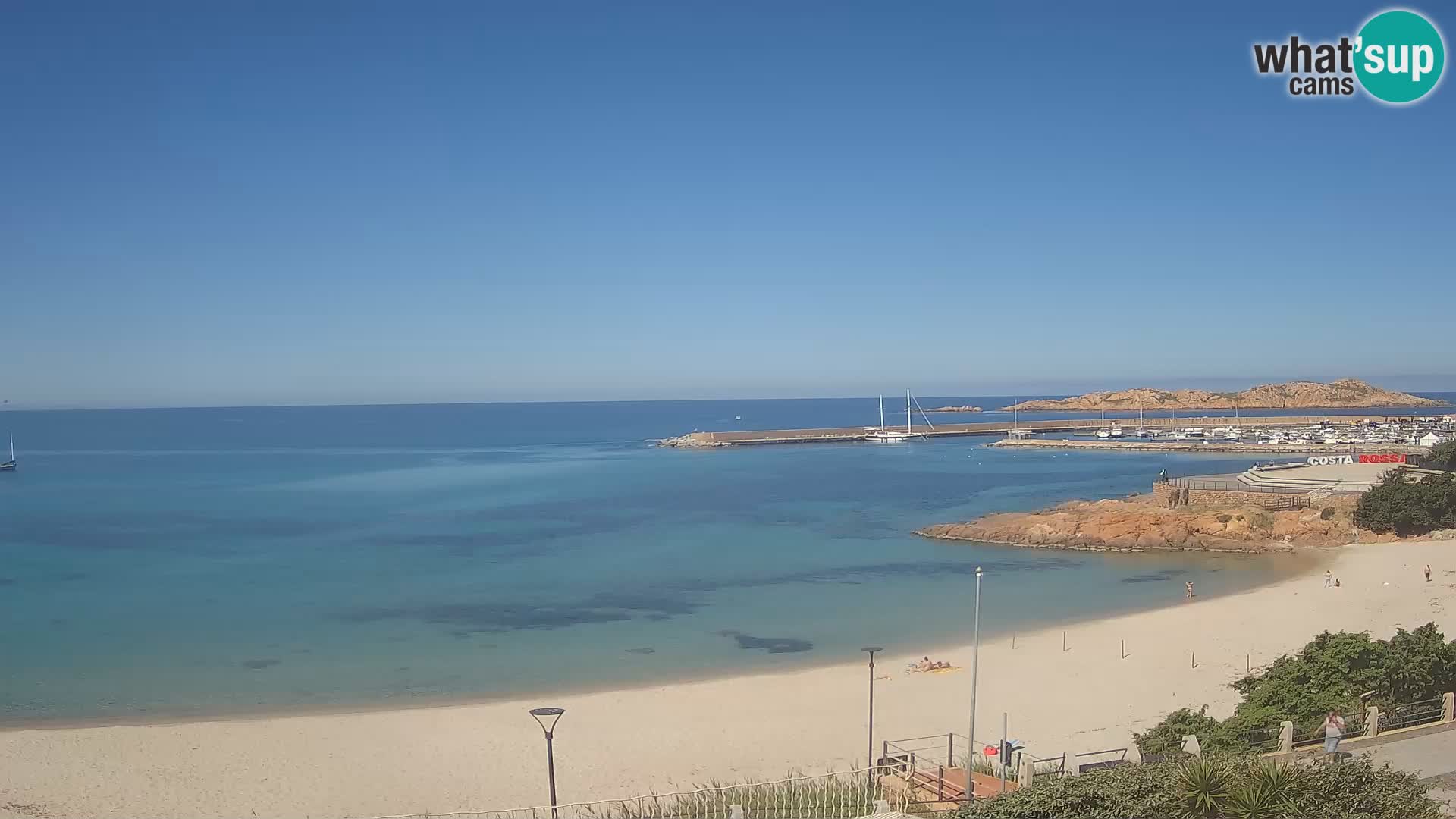 Isola Rossa Strand Webcam – Live-Ansicht der atemberaubenden Küstenlinie von Sardinien