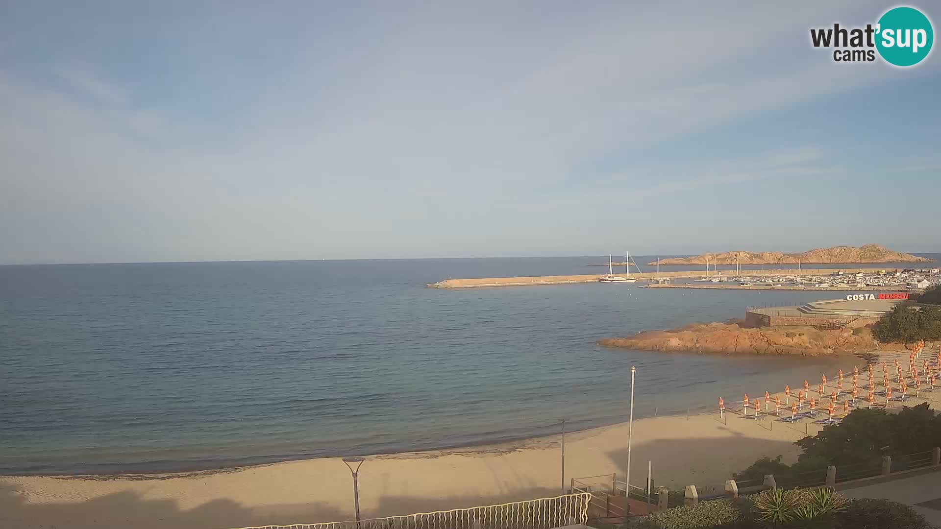 Webcam de la plage d’Isola Rossa – Vue en direct de la magnifique côte de la Sardaigne