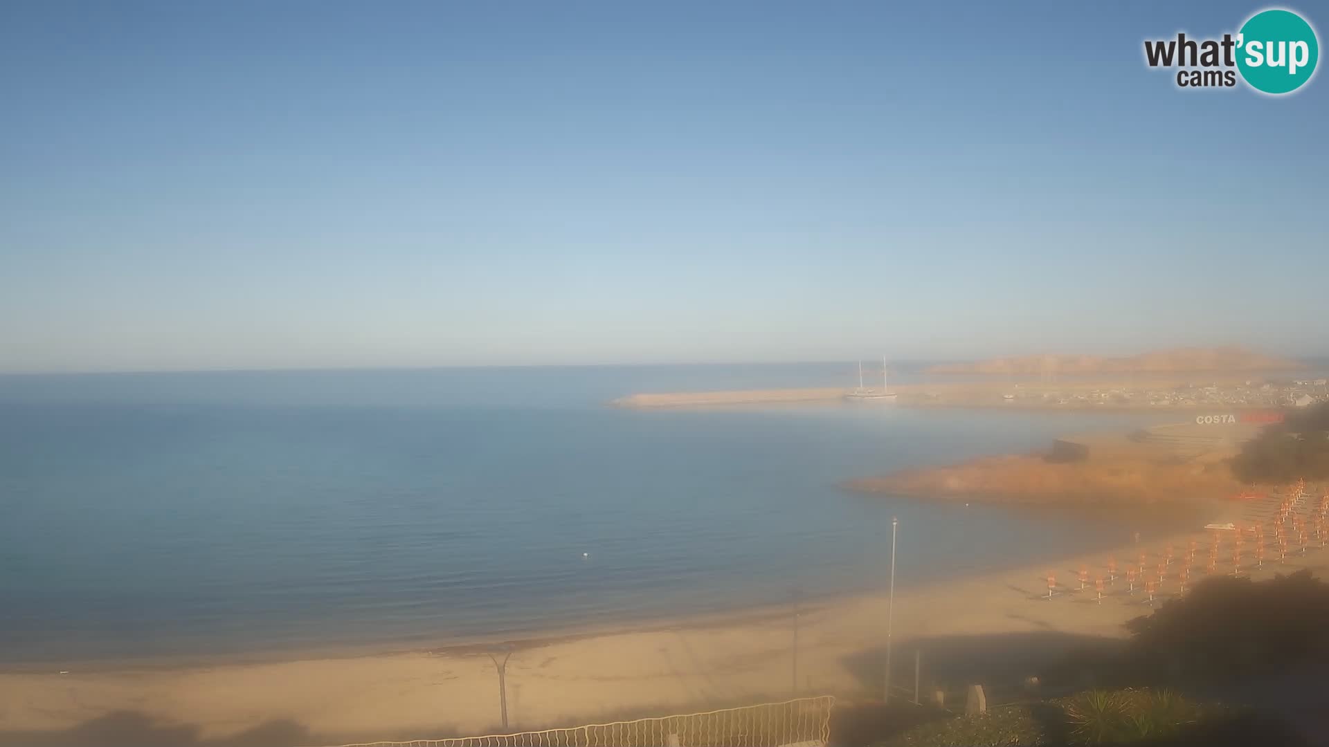 Isola Rossa Strand Webcam – Live-Ansicht der atemberaubenden Küstenlinie von Sardinien