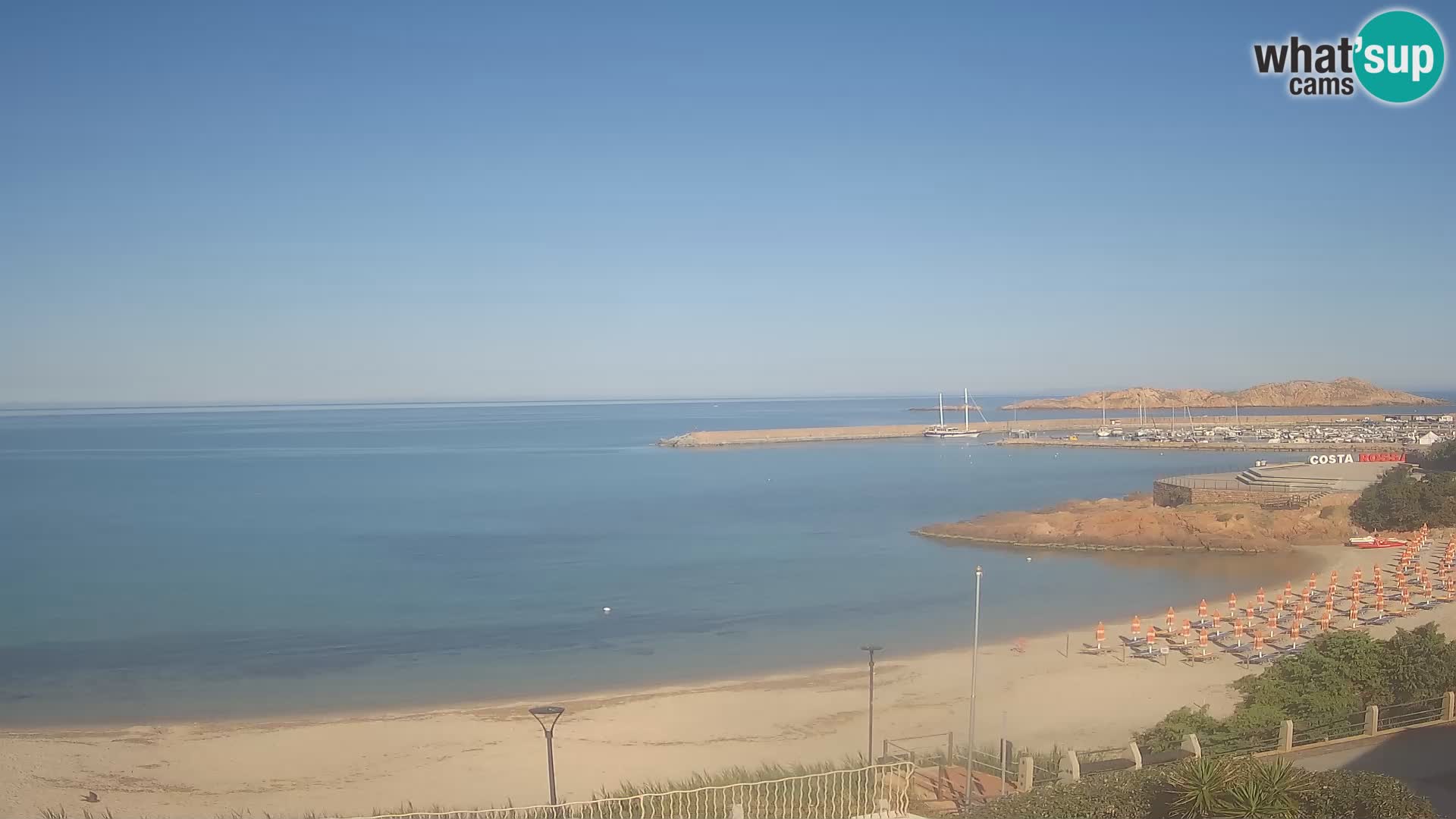 Webcam de la playa de Isola Rossa – Vista en vivo de la maravillosa costa de Cerdeña