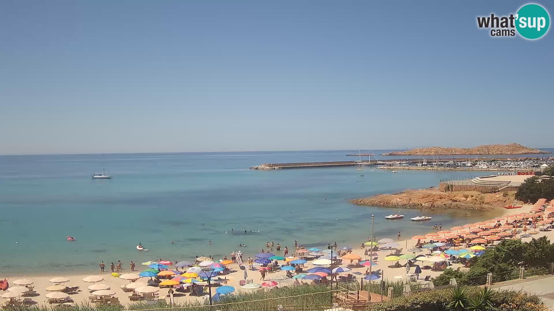 Isola Rossa Strand Webcam – Live-Ansicht der atemberaubenden Küstenlinie von Sardinien