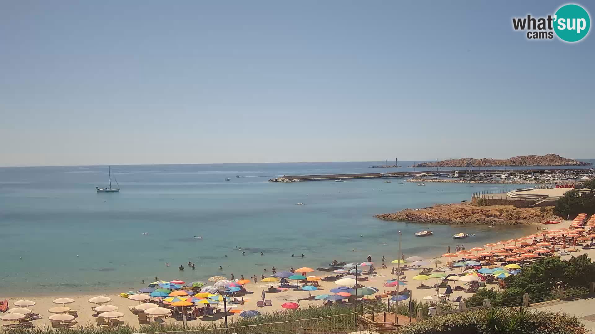 Isola Rossa Strand Webcam – Live-Ansicht der atemberaubenden Küstenlinie von Sardinien