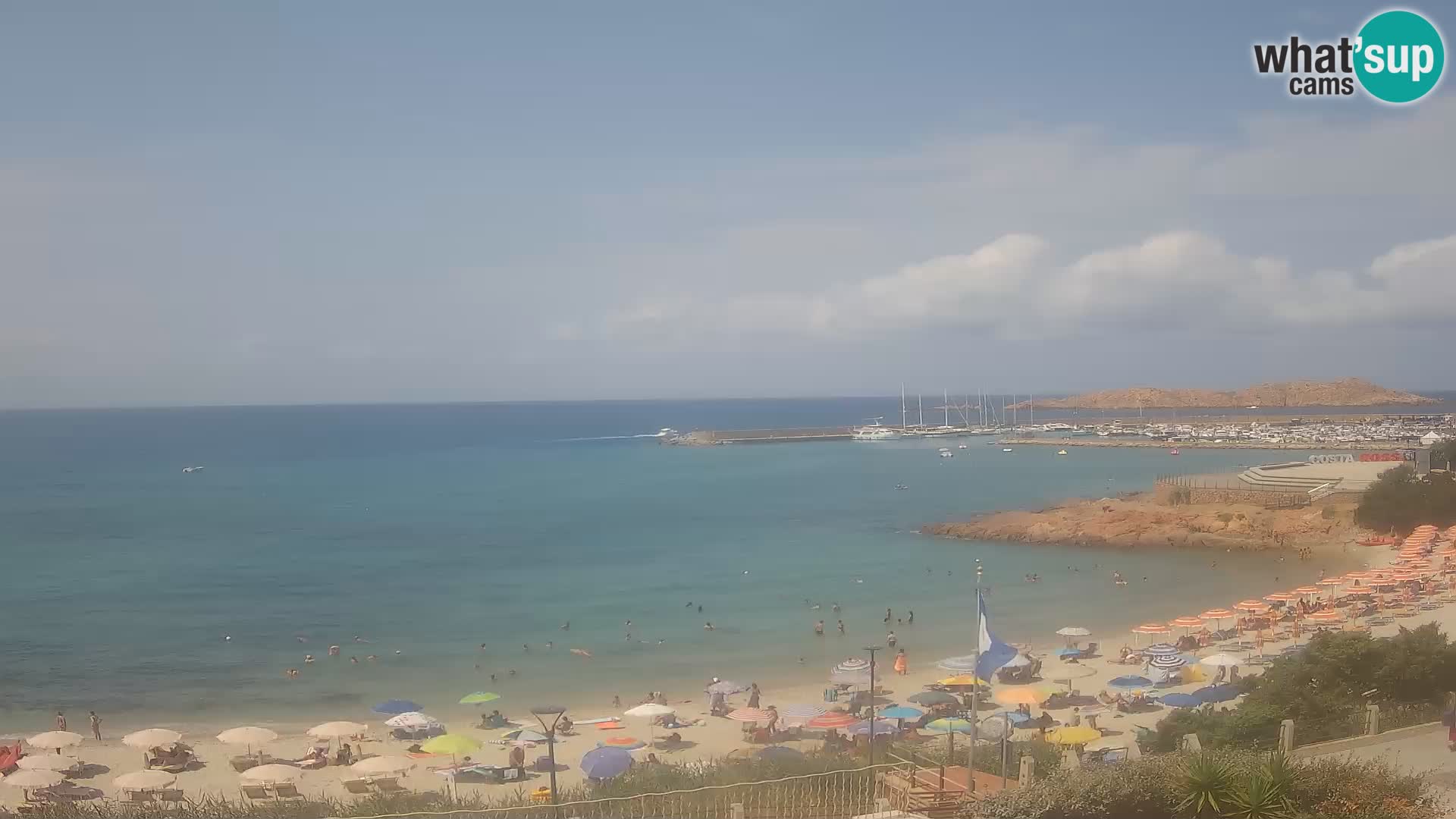 Webcam de la playa de Isola Rossa – Vista en vivo de la maravillosa costa de Cerdeña