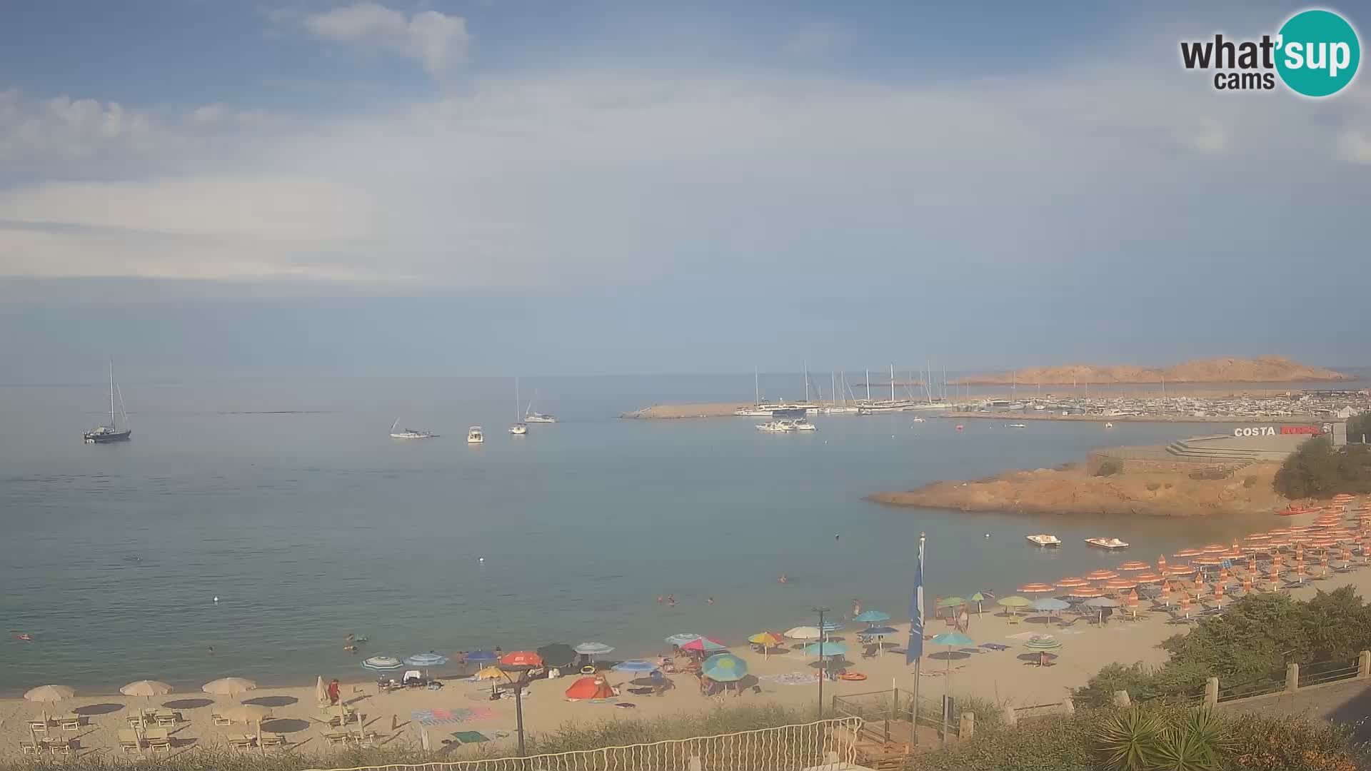 Isola Rossa Strand Webcam – Live-Ansicht der atemberaubenden Küstenlinie von Sardinien