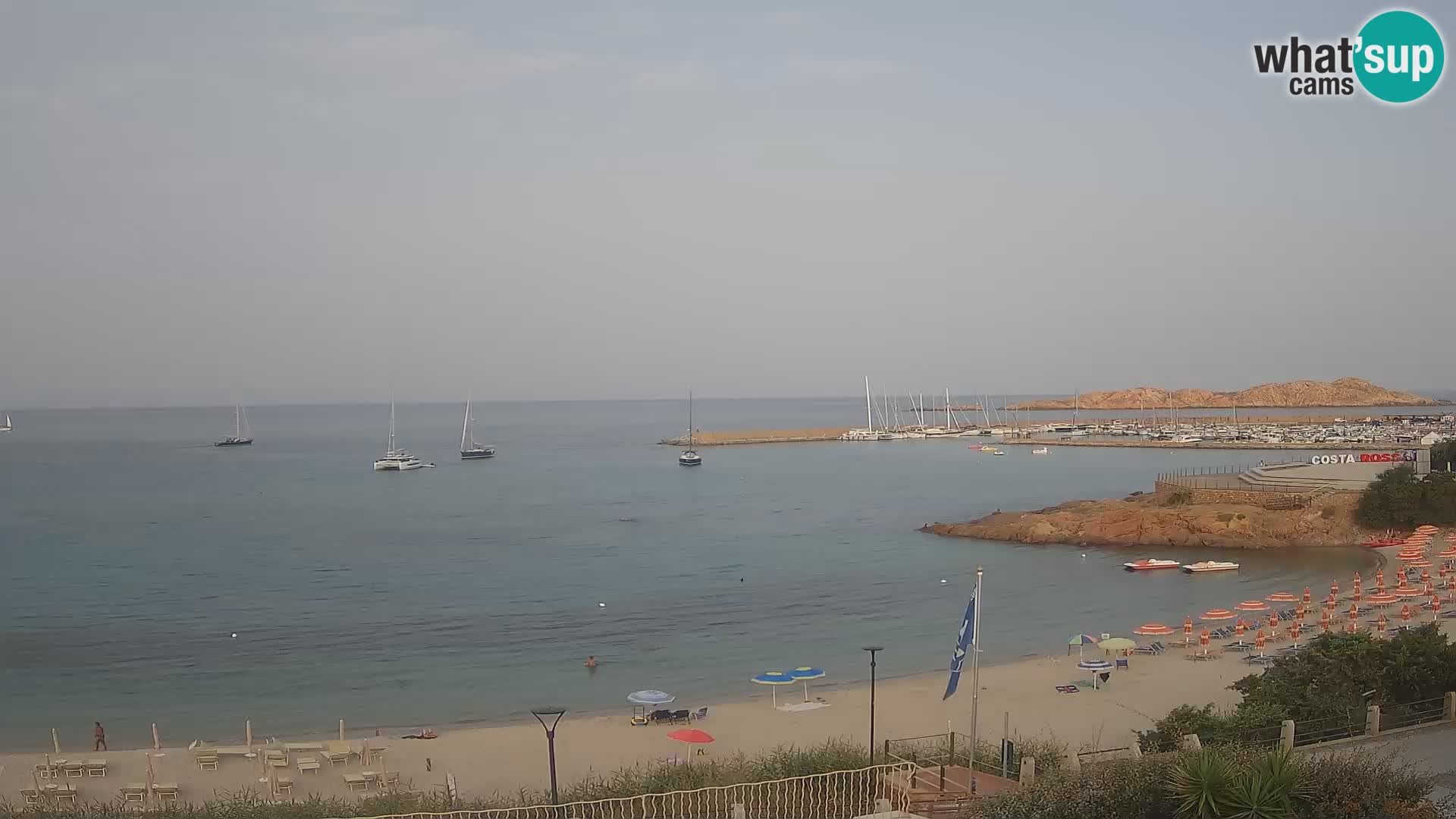 Webcam de la playa de Isola Rossa – Vista en vivo de la maravillosa costa de Cerdeña