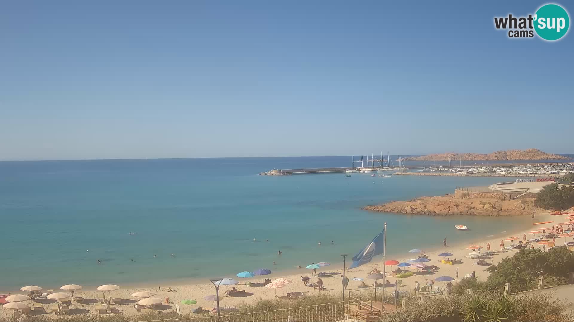 Isola Rossa Strand Webcam – Live-Ansicht der atemberaubenden Küstenlinie von Sardinien