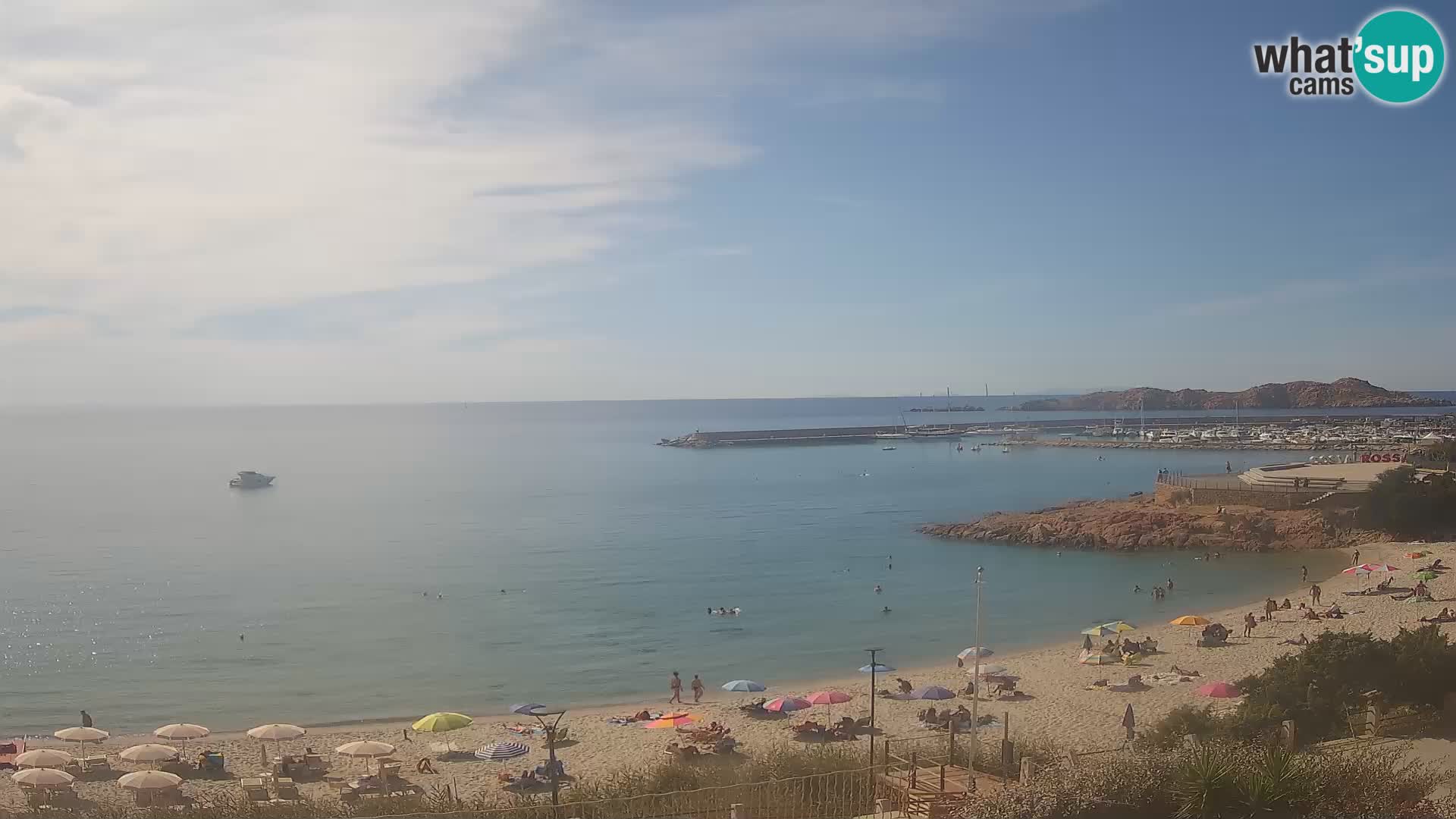 Isola Rossa Strand Webcam – Live-Ansicht der atemberaubenden Küstenlinie von Sardinien