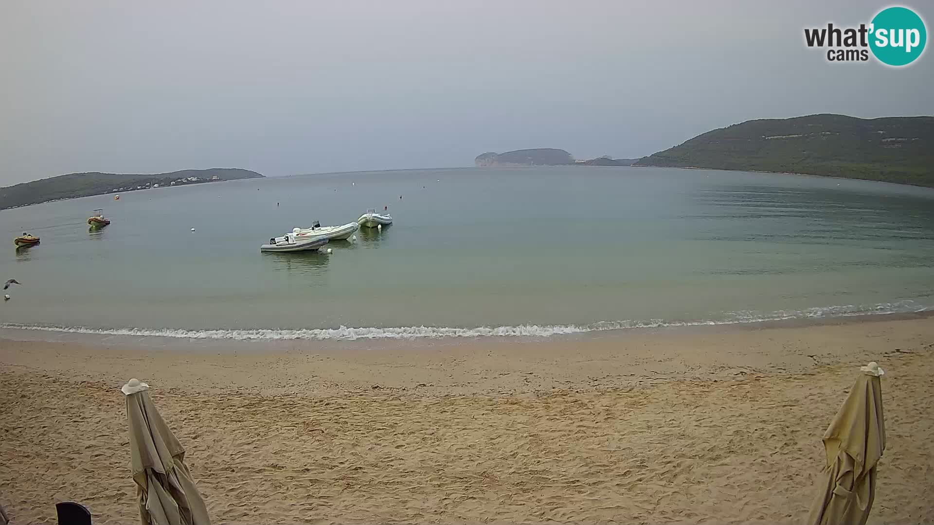 Spletna kamera v živo Plaža Mugoni – Alghero – Sardinija – Italija