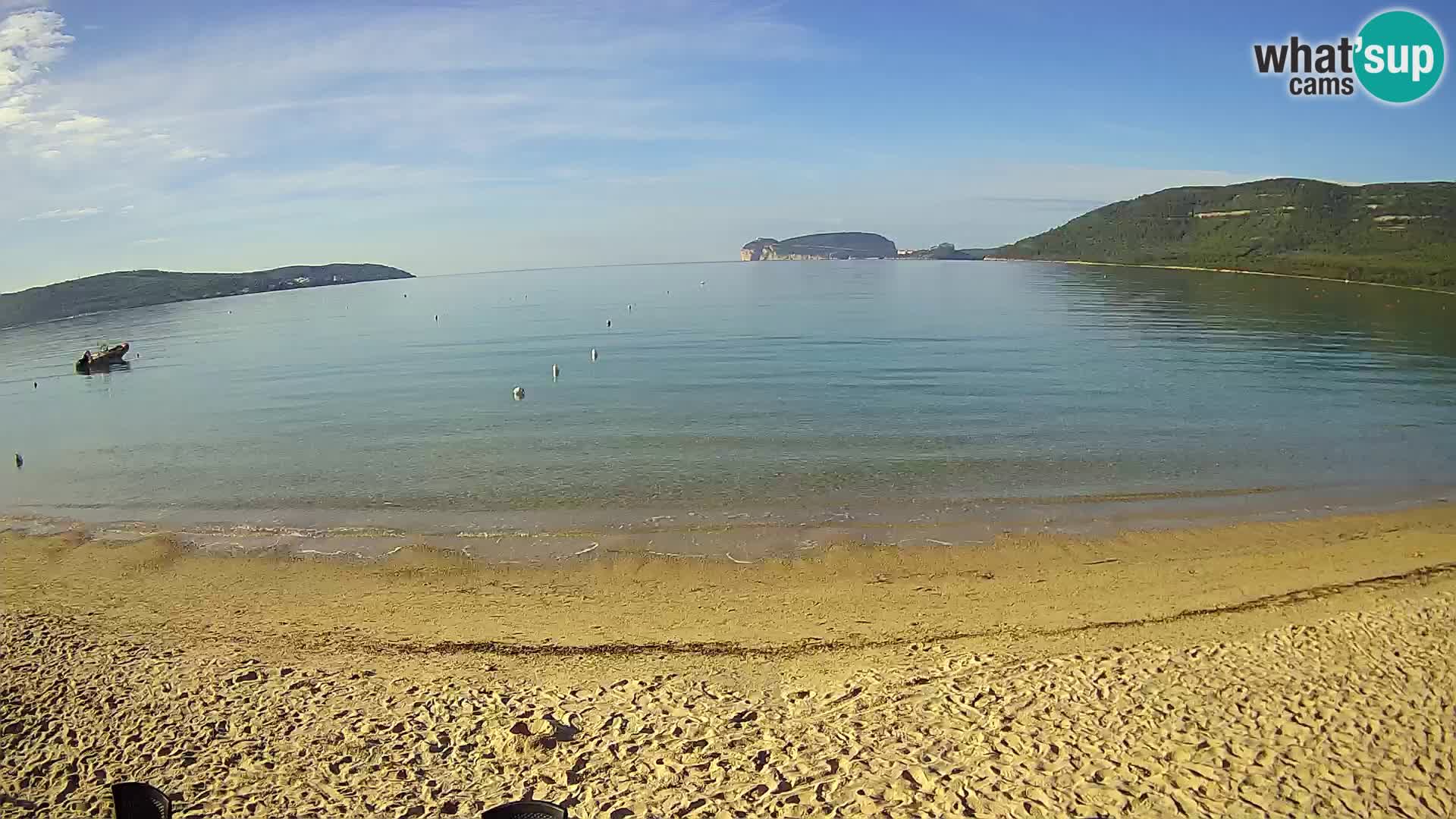 Spletna kamera v živo Plaža Mugoni – Alghero – Sardinija – Italija