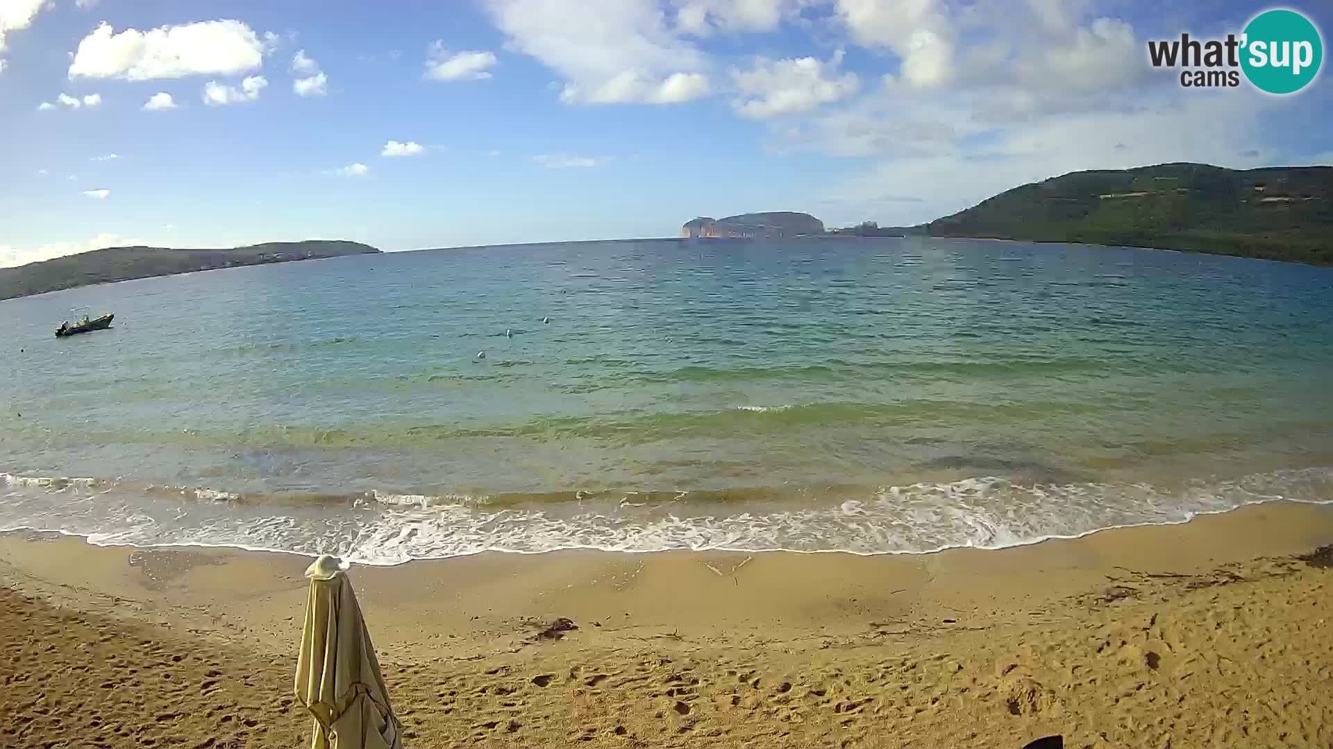 Spletna kamera v živo Plaža Mugoni – Alghero – Sardinija – Italija