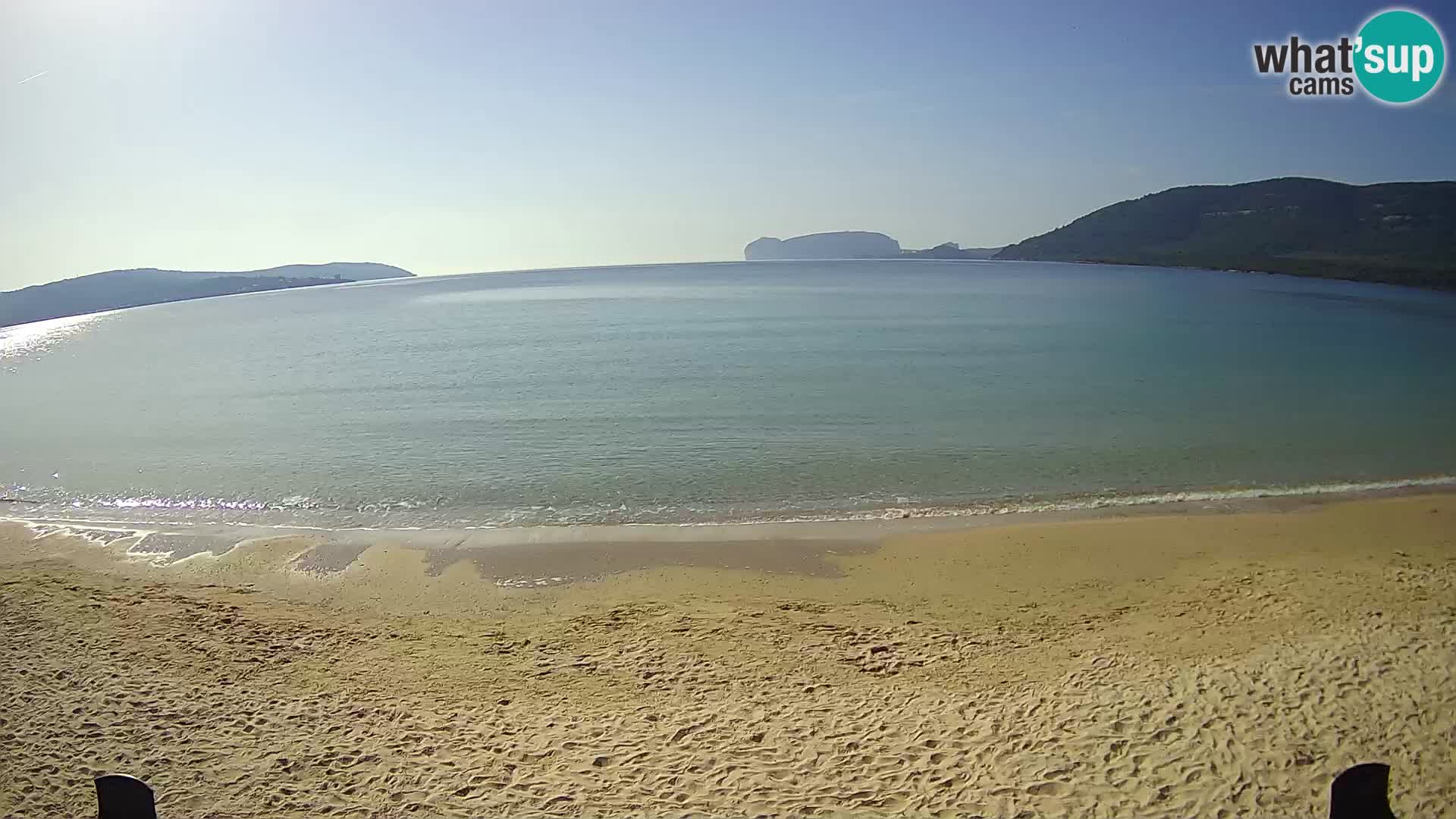 Spletna kamera v živo Plaža Mugoni – Alghero – Sardinija – Italija