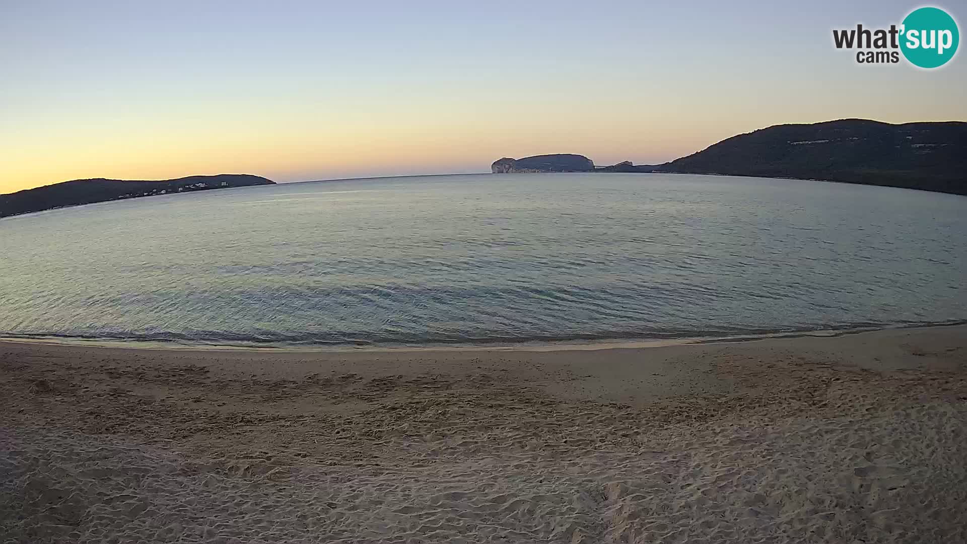 Spletna kamera v živo Plaža Mugoni – Alghero – Sardinija – Italija