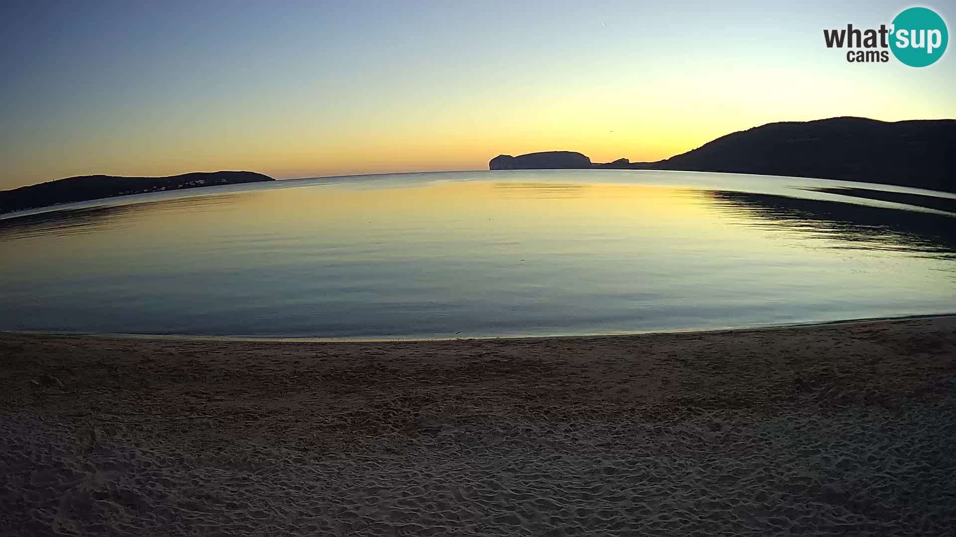 Spletna kamera v živo Plaža Mugoni – Alghero – Sardinija – Italija