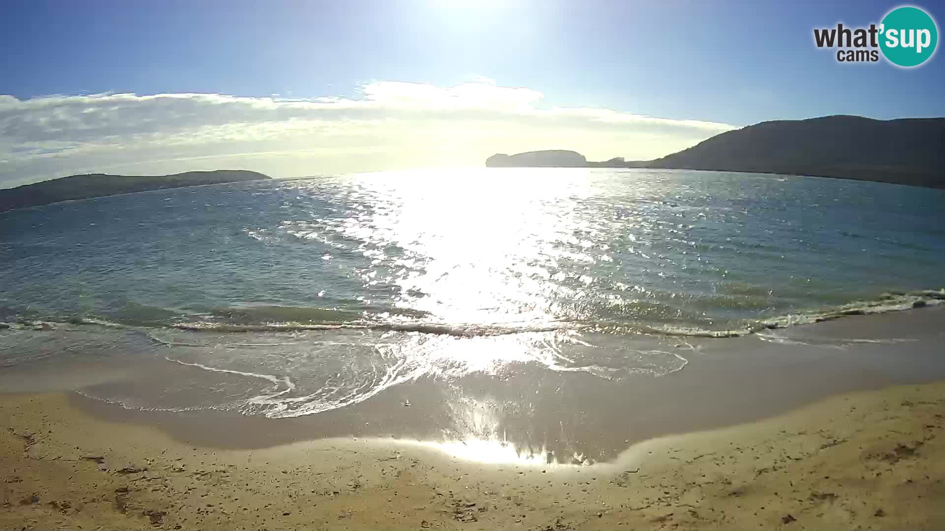 Spletna kamera v živo Plaža Mugoni – Alghero – Sardinija – Italija