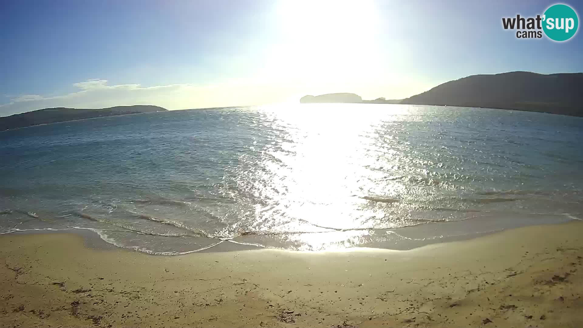 Spletna kamera v živo Plaža Mugoni – Alghero – Sardinija – Italija