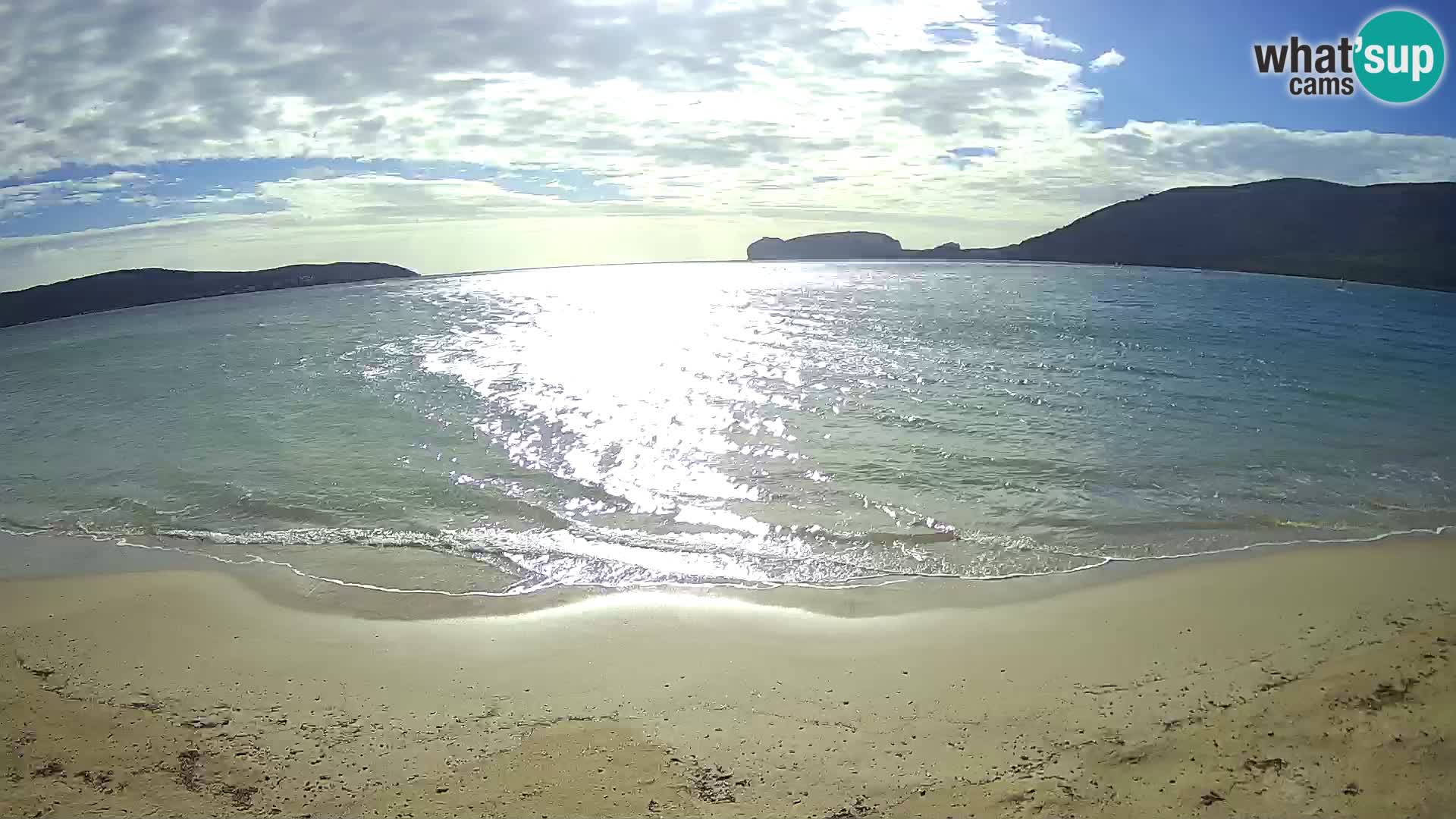 Spletna kamera v živo Plaža Mugoni – Alghero – Sardinija – Italija