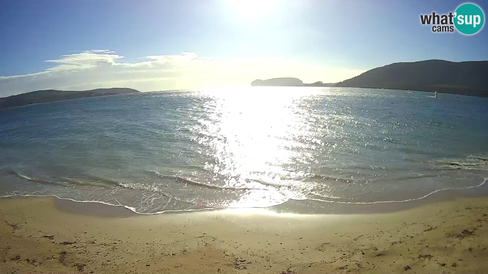 Spletna kamera v živo Plaža Mugoni – Alghero – Sardinija – Italija