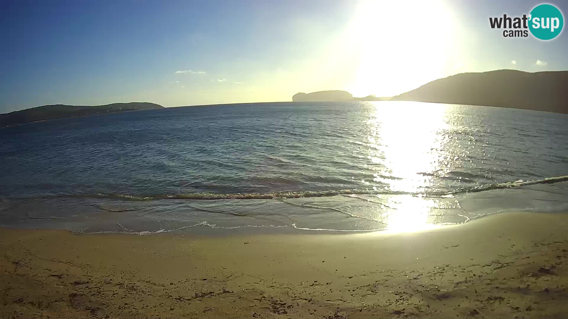 Spletna kamera v živo Plaža Mugoni – Alghero – Sardinija – Italija