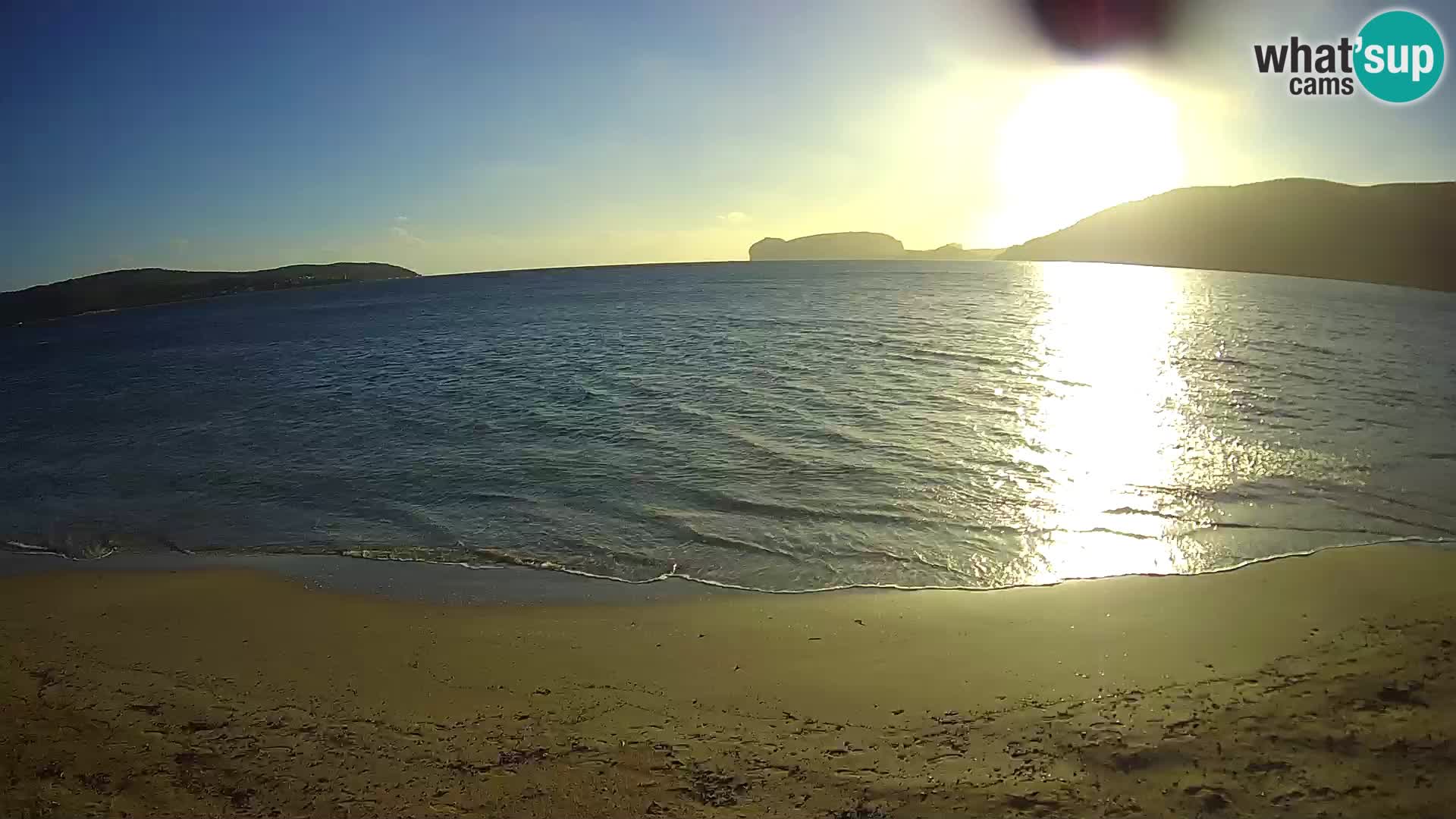 Spletna kamera v živo Plaža Mugoni – Alghero – Sardinija – Italija