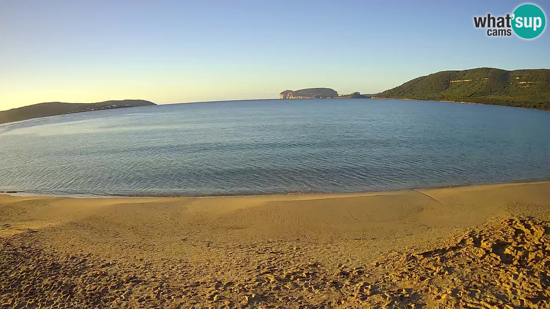 Spletna kamera v živo Plaža Mugoni – Alghero – Sardinija – Italija