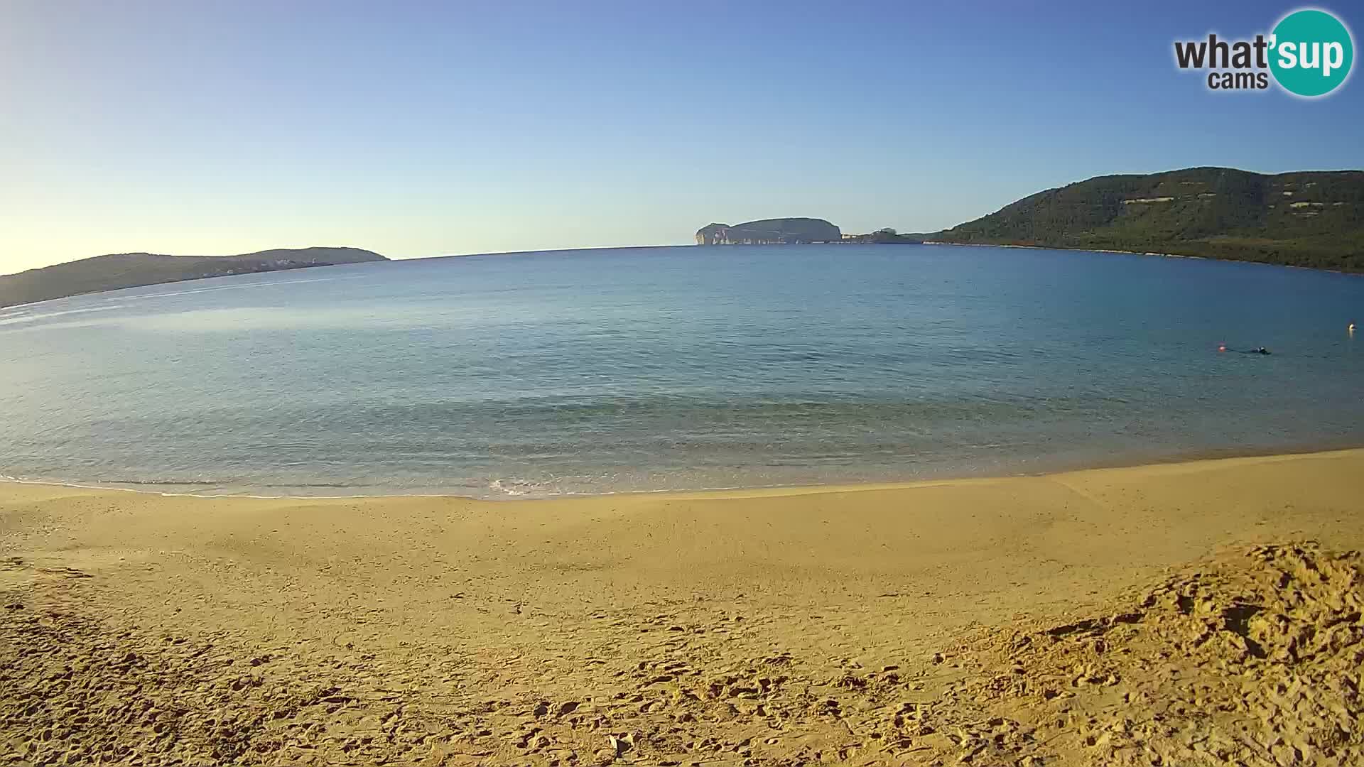 Spletna kamera v živo Plaža Mugoni – Alghero – Sardinija – Italija