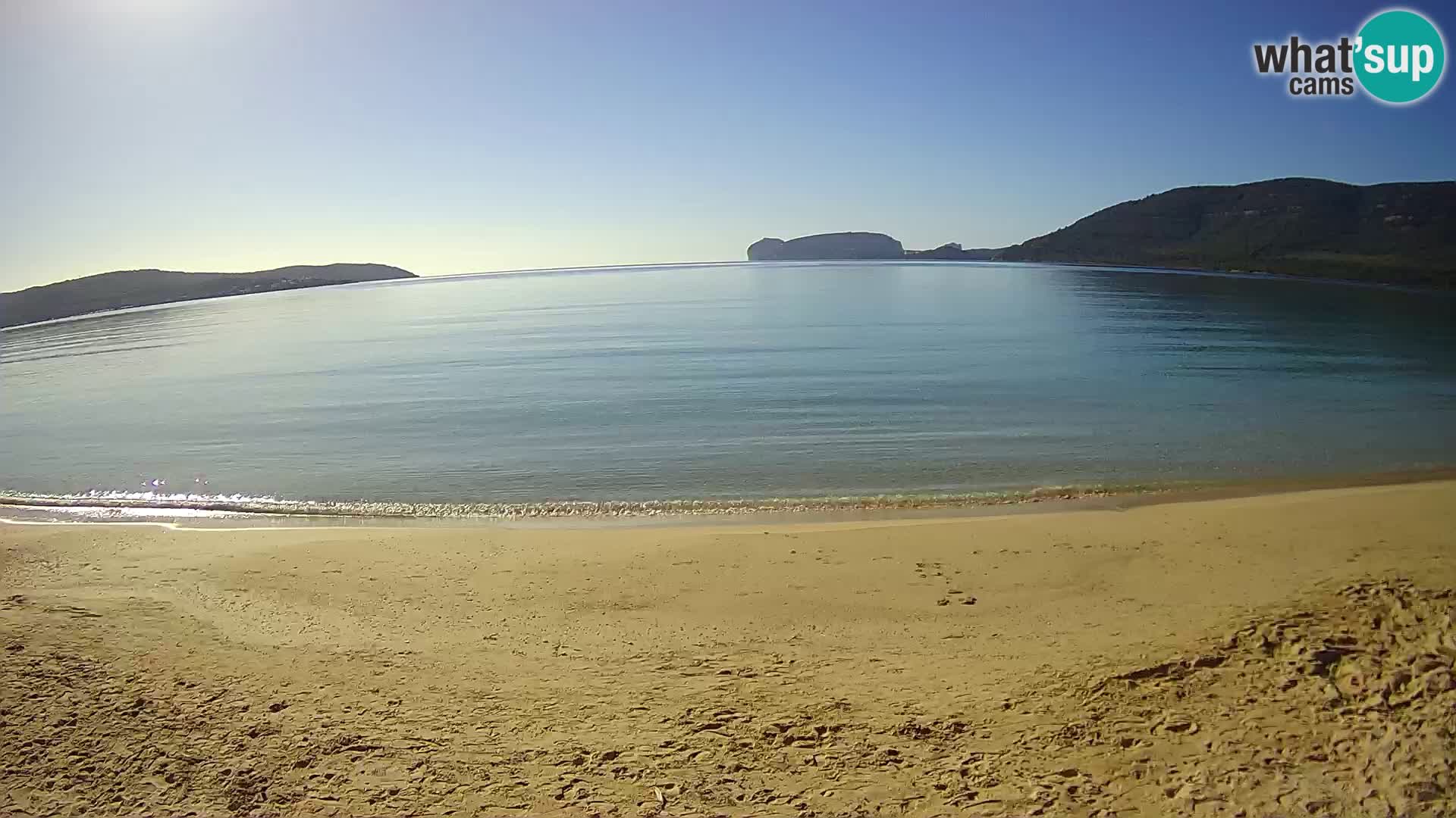 Spletna kamera v živo Plaža Mugoni – Alghero – Sardinija – Italija