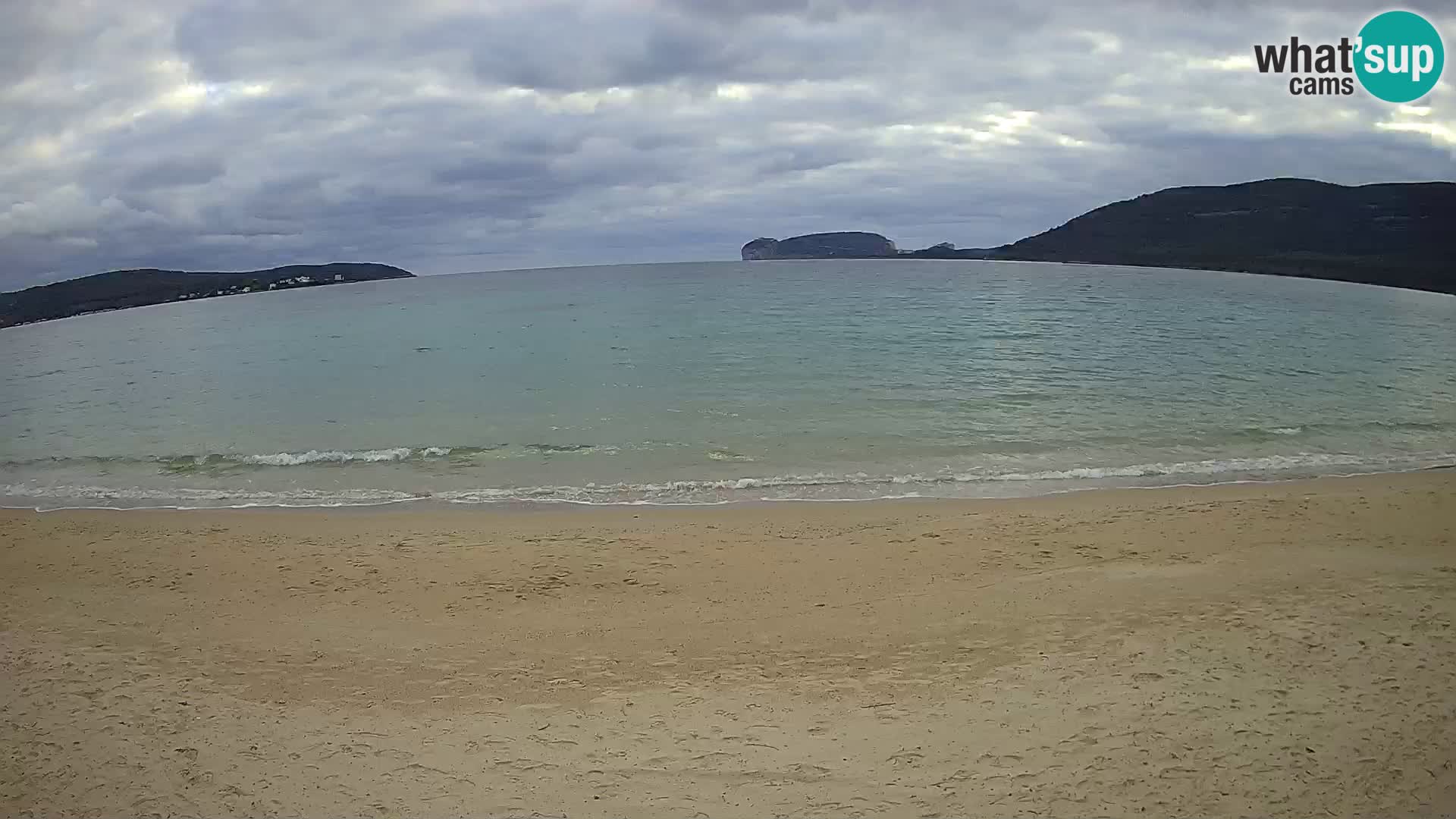 Spletna kamera v živo Plaža Mugoni – Alghero – Sardinija – Italija